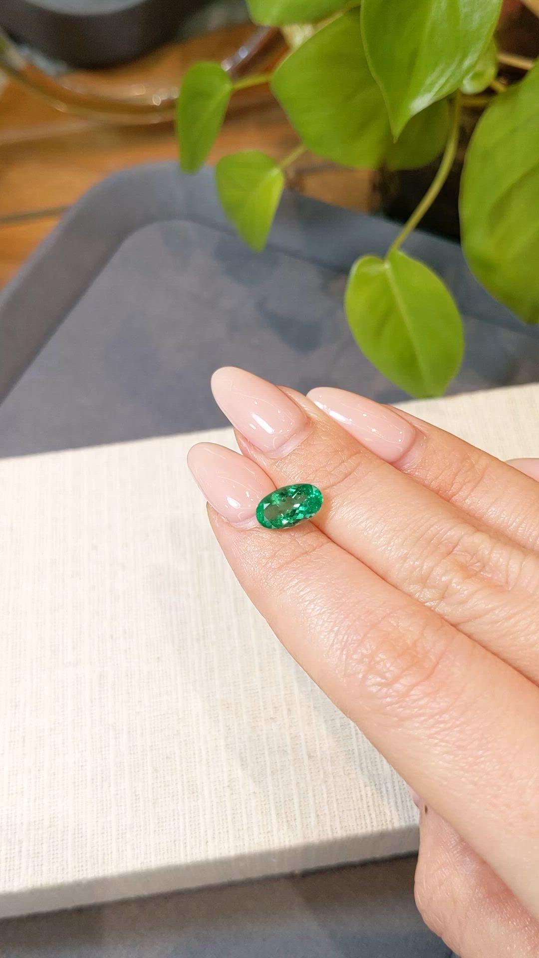 1.68 Ct. Emerald from Russia Size Video