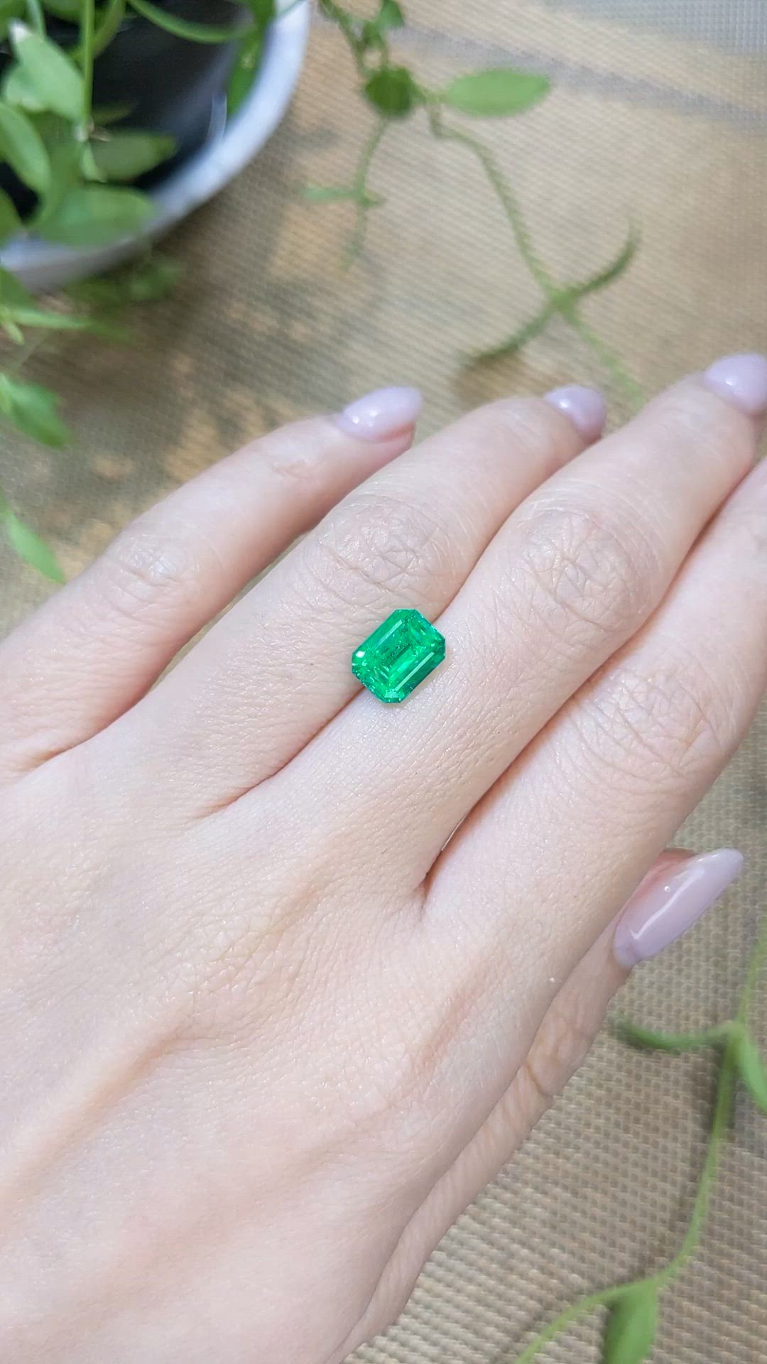 1.95 Ct. Emerald from Russia Size Video