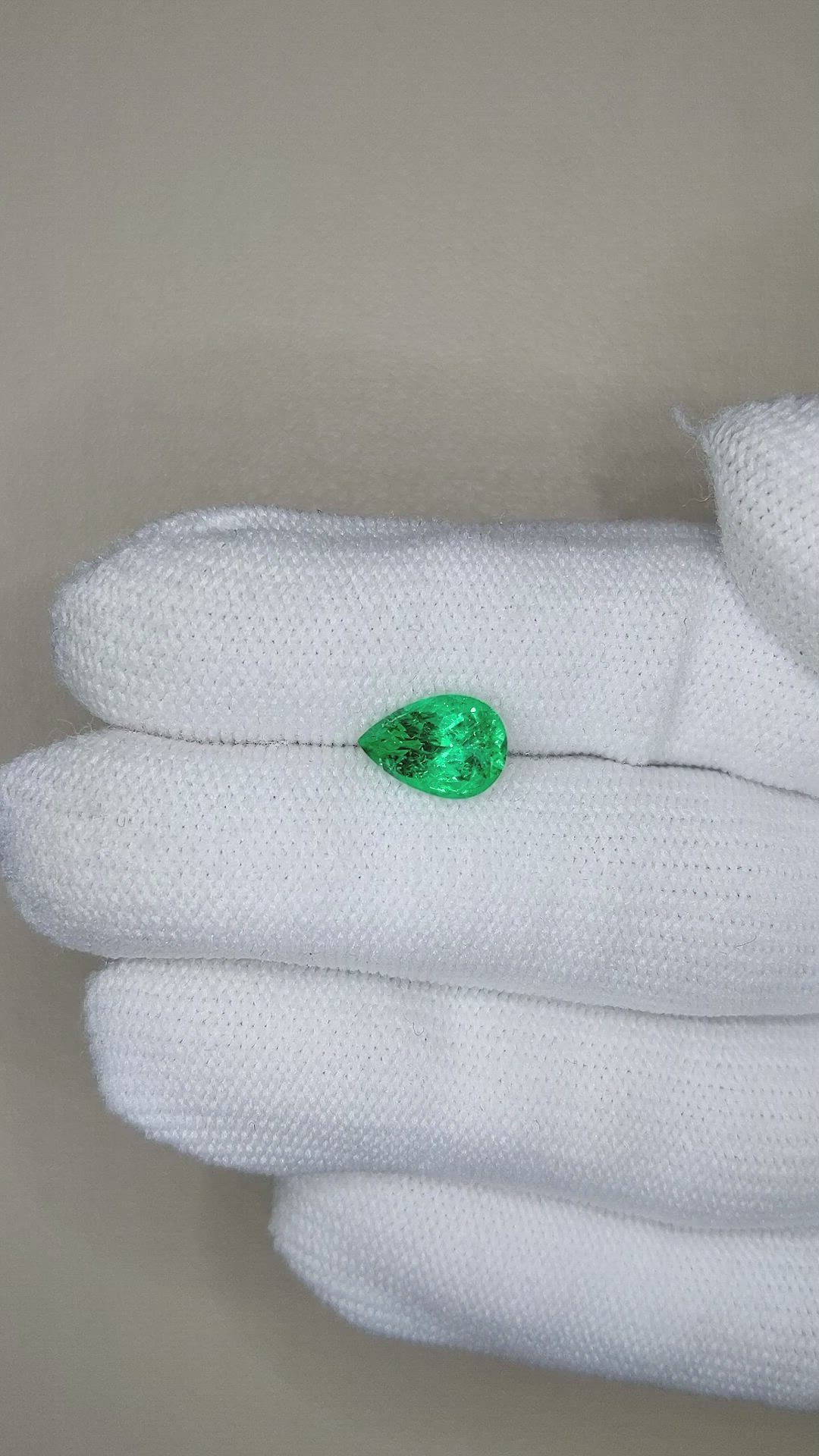 1.88 Ct. Emerald from Russia Size Video