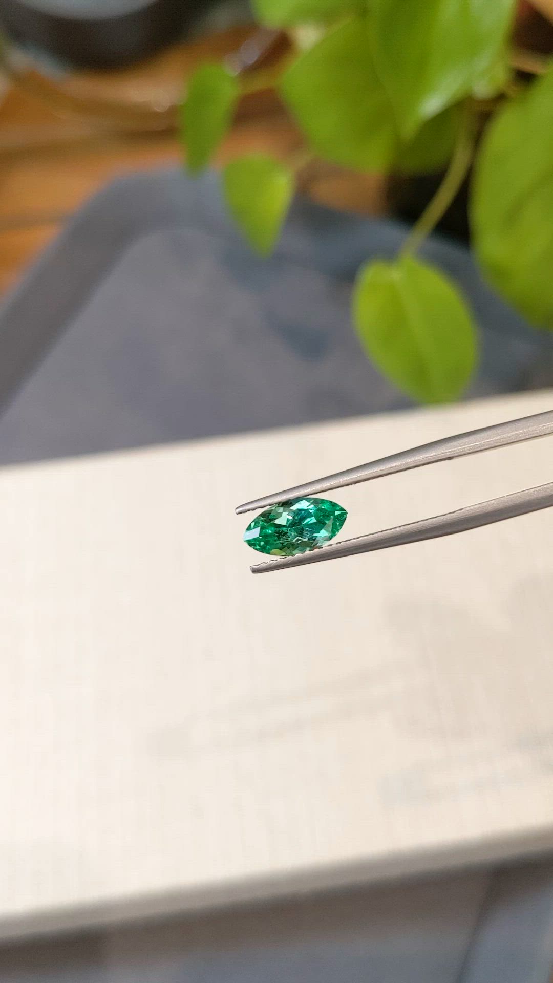 1.31 Ct. Emerald from Russia Size Video