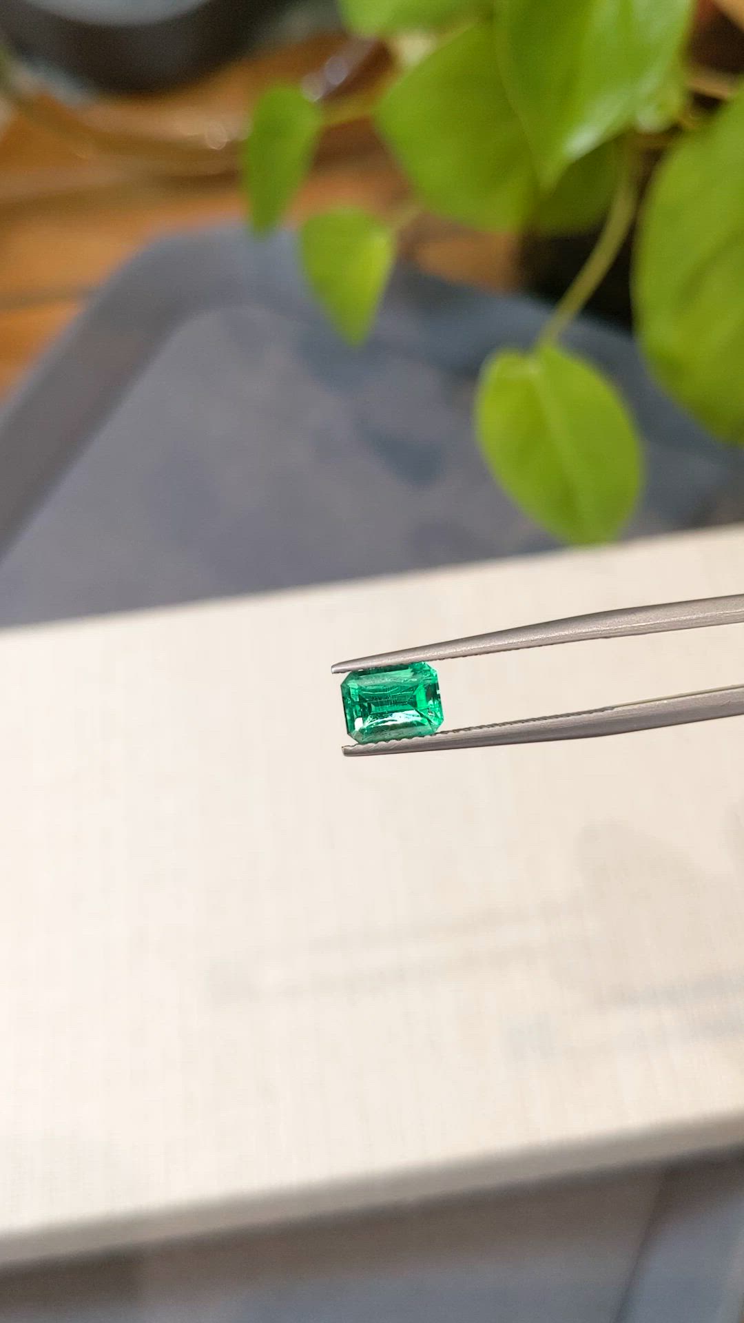 1.24 Ct. Emerald from Russia Size Video