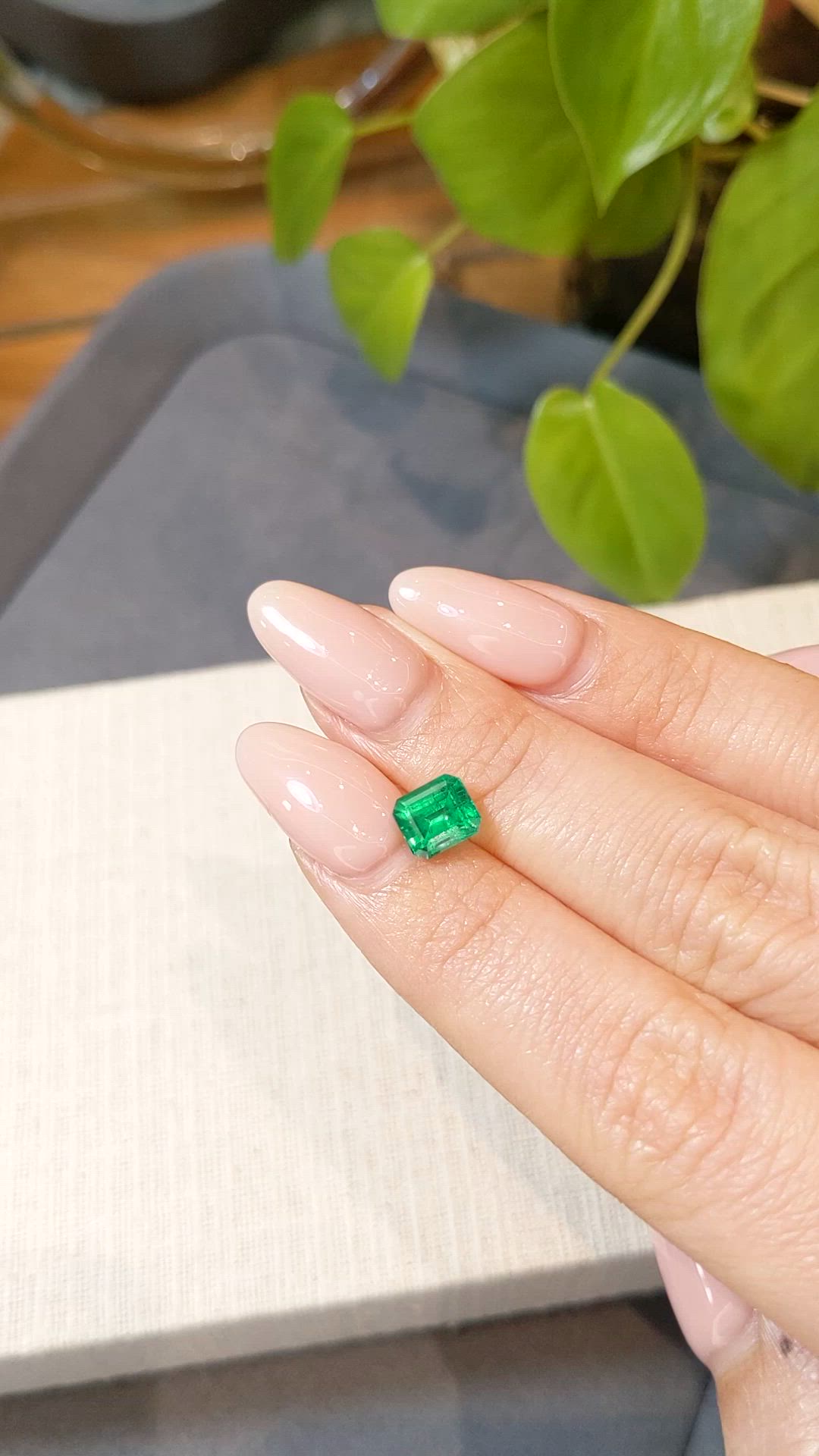 1.31 Ct. Emerald from Russia Size Video