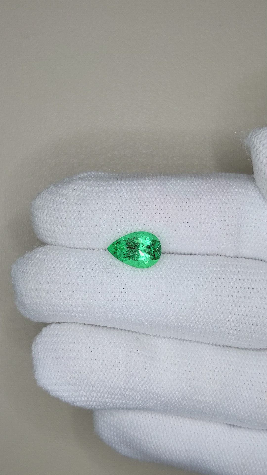 1.81 Ct. Emerald from Russia Size Video