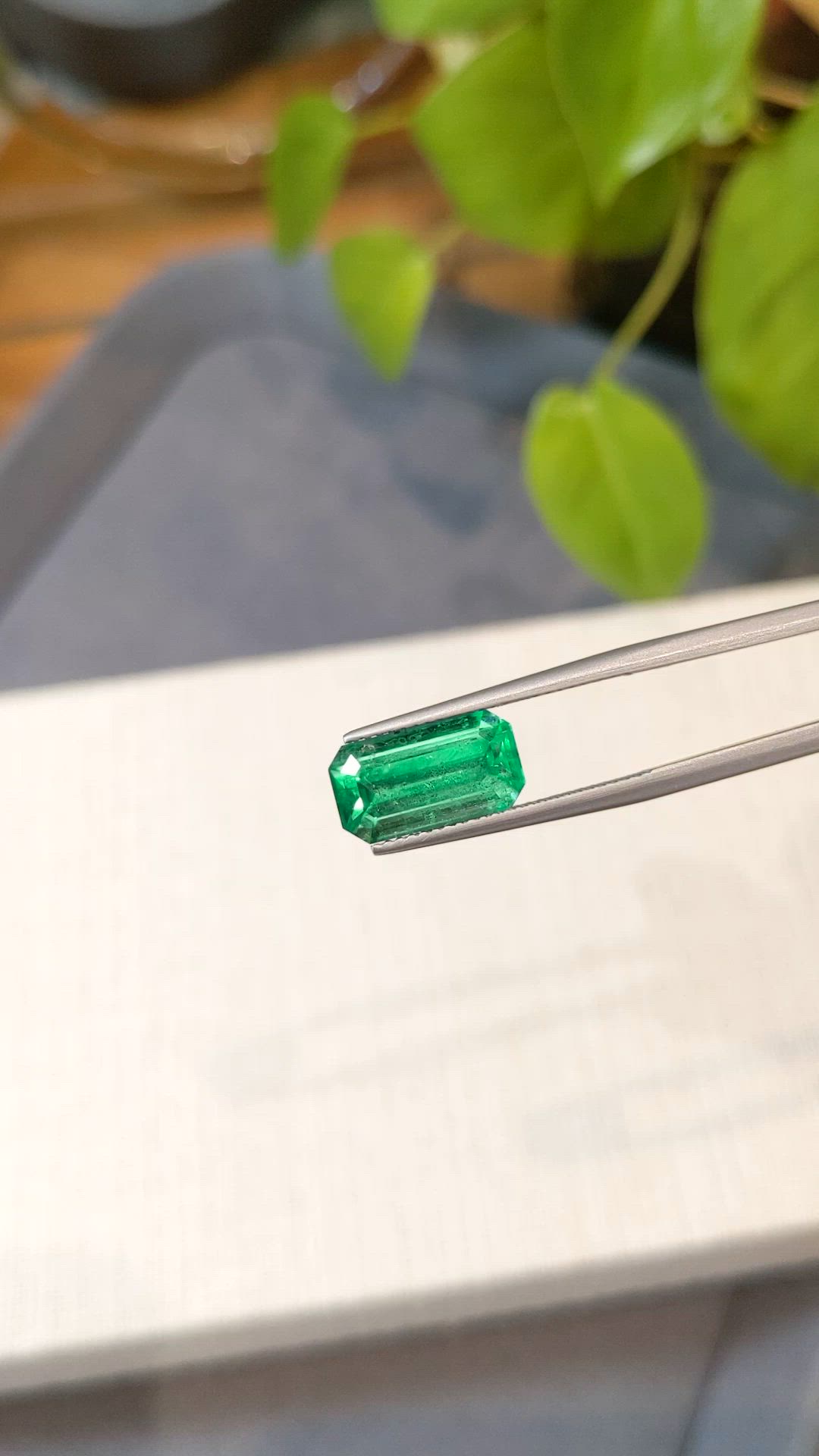 4.24 Ct. Emerald from Russia Size Video