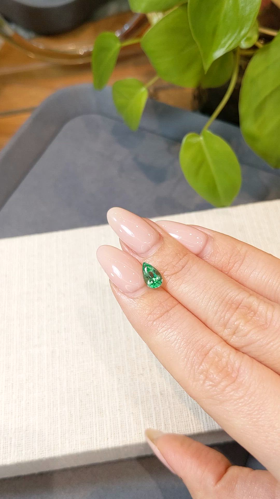 0.97 Ct. Emerald from Russia Size Video