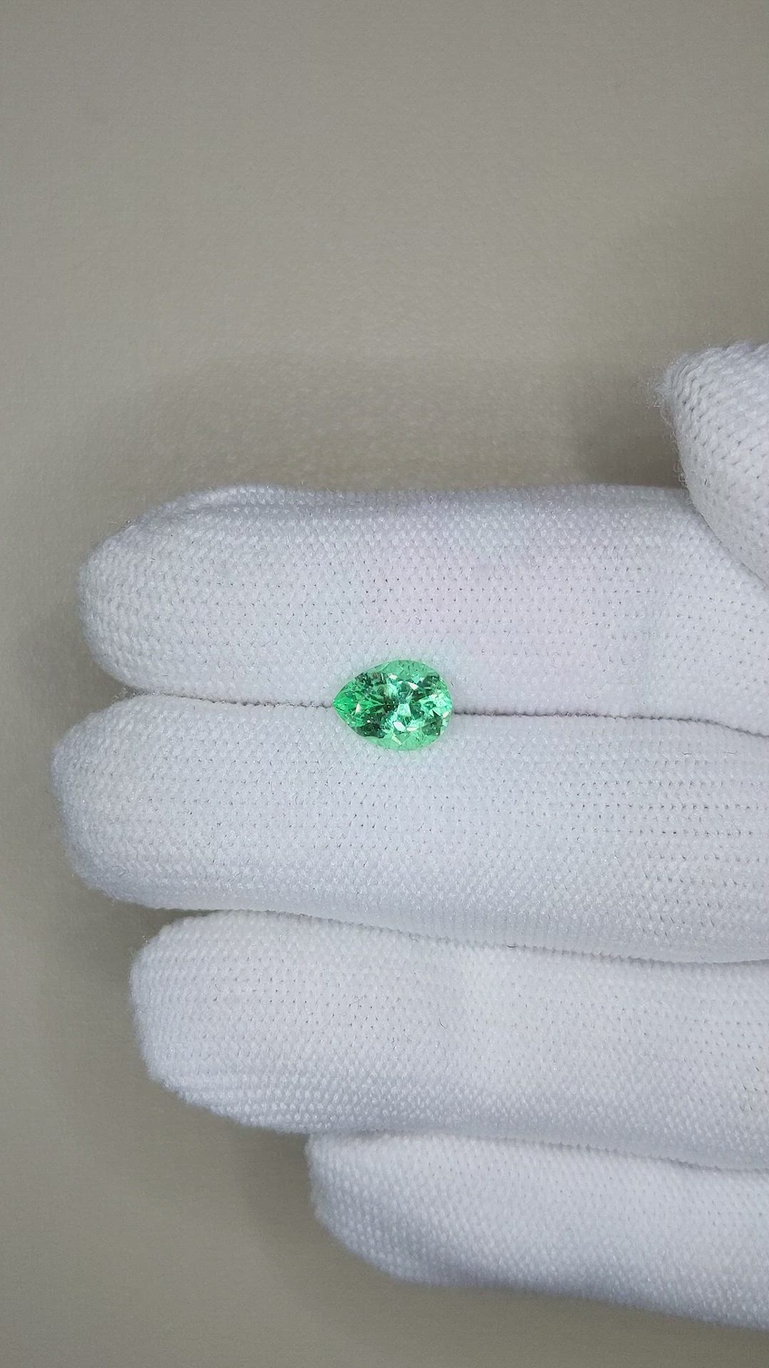 1.20 Ct. Emerald from Russia Size Video