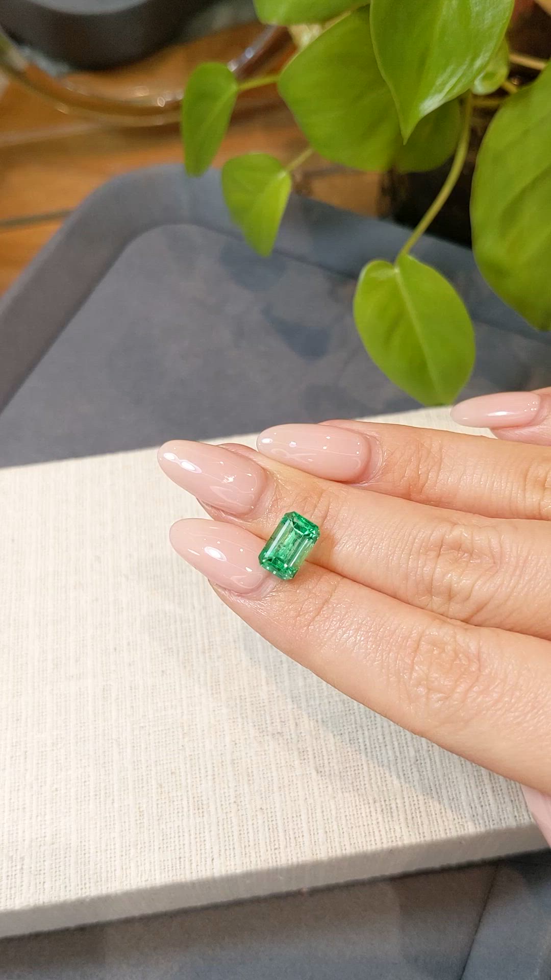 2.86 Ct. Emerald from Russia Size Video