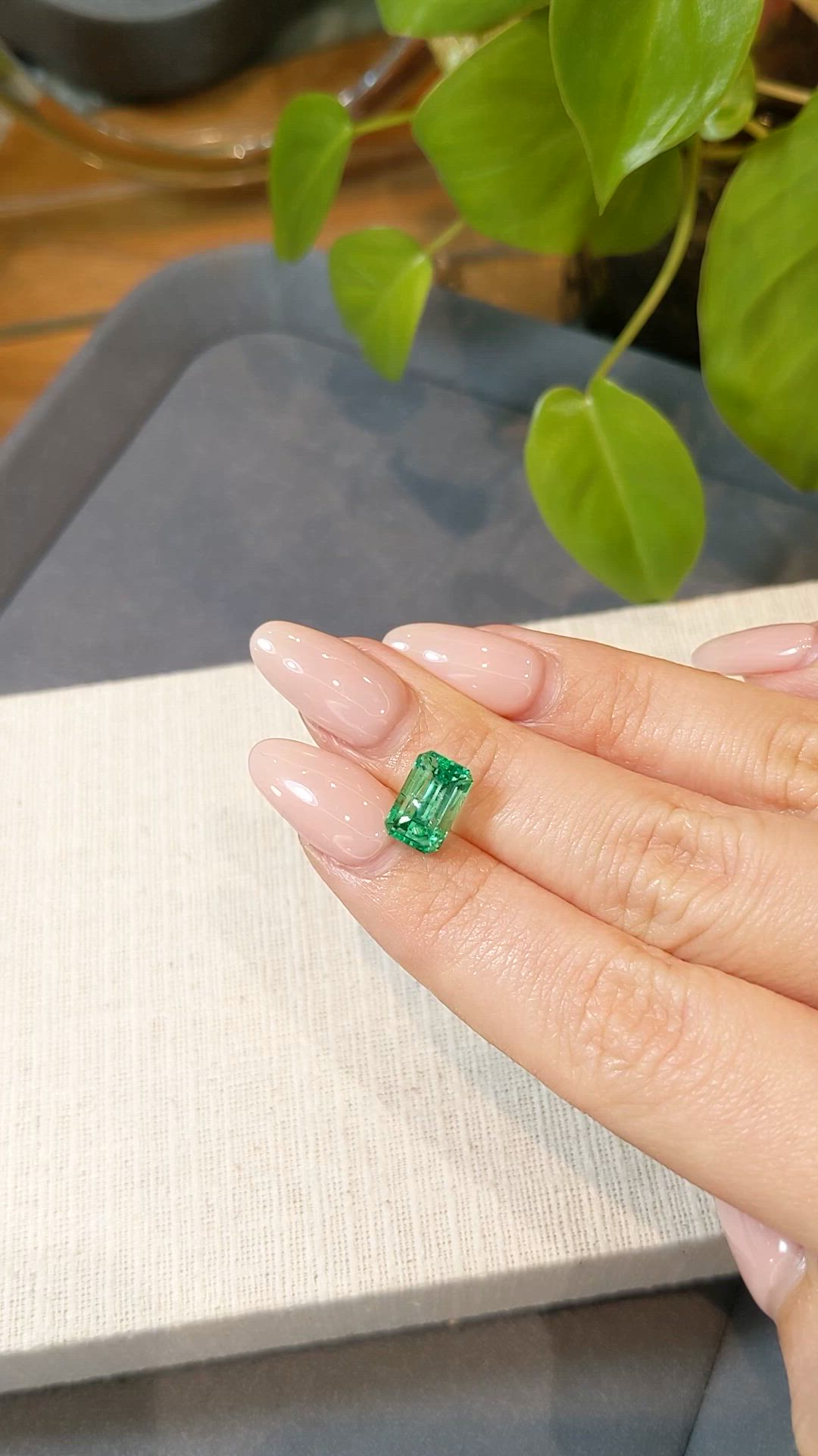 2.86 Ct. Emerald from Russia Size Video