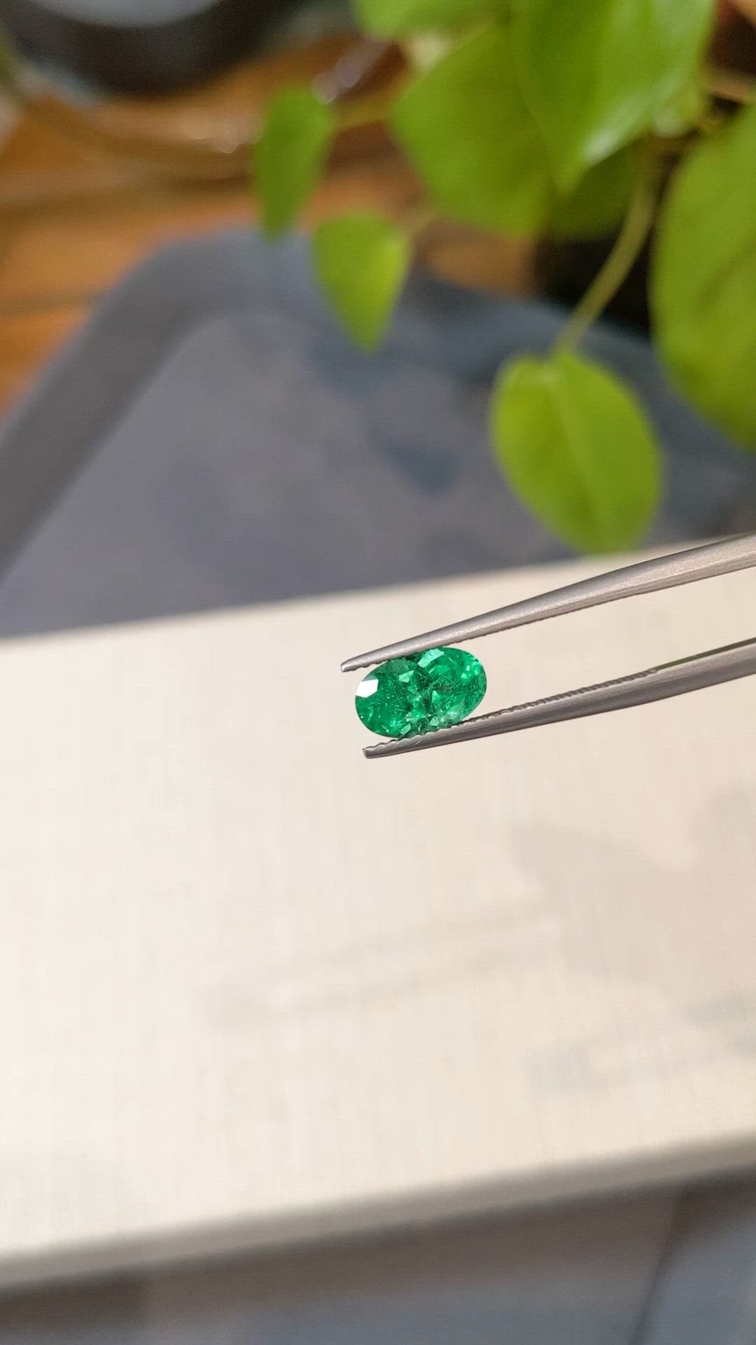 1.30 Ct. Emerald from Russia Size Video