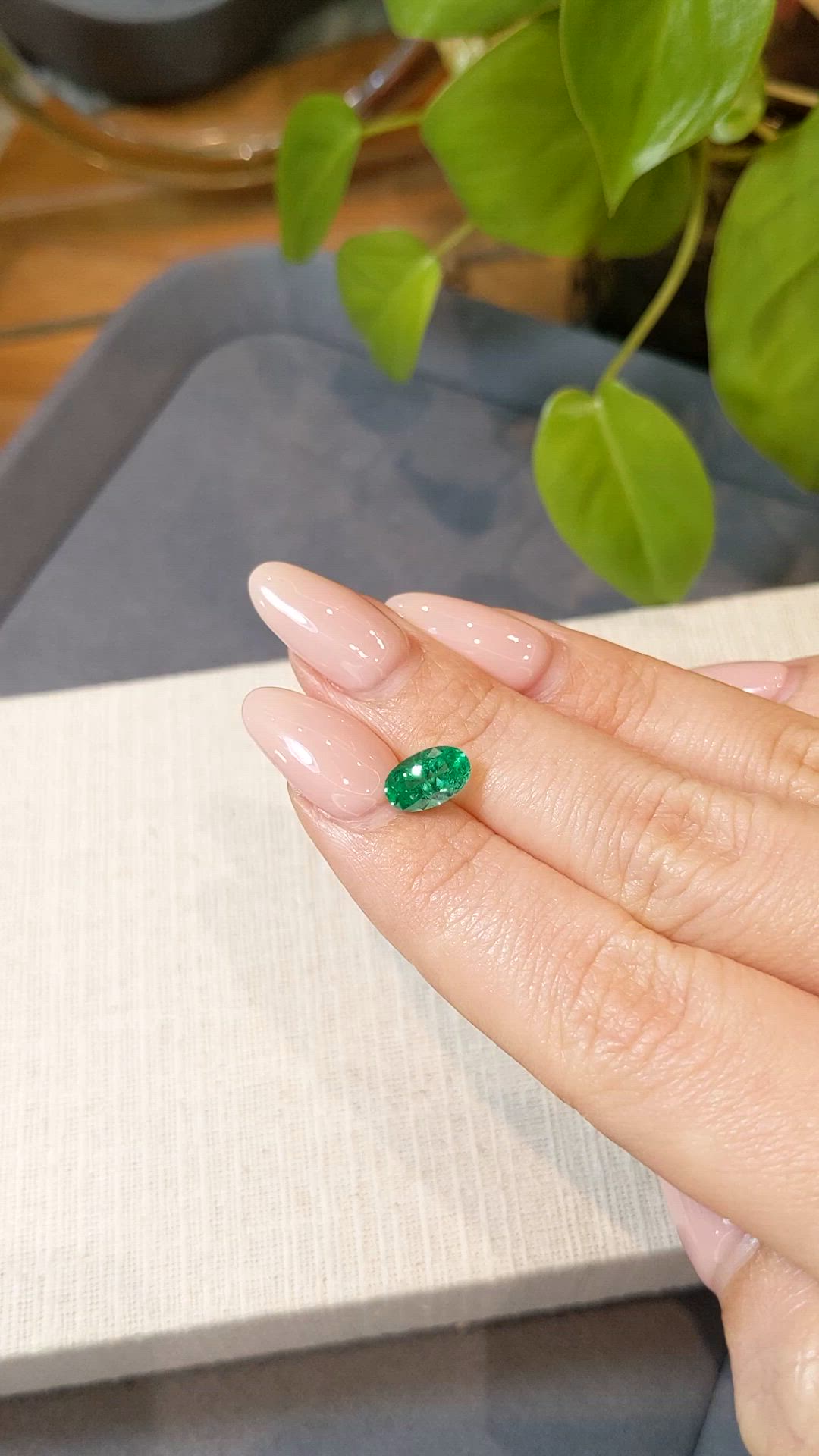 1.30 Ct. Emerald from Russia Size Video