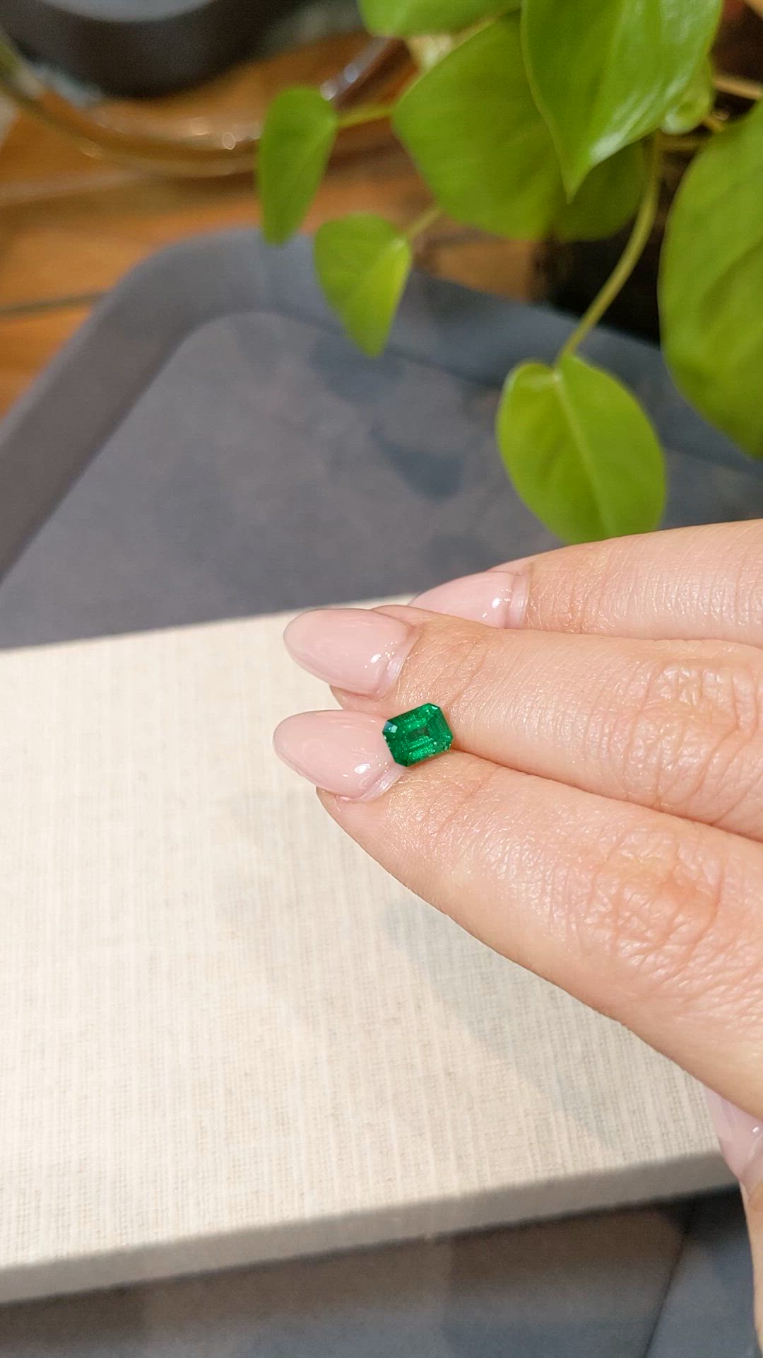 1.08 Ct. Emerald from Russia Size Video