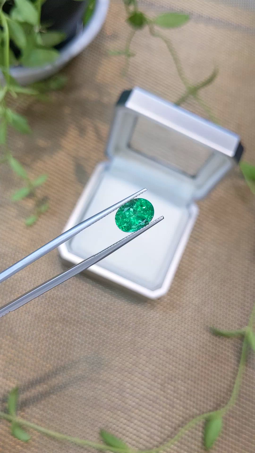 2.87 Ct. Emerald from Russia Size Video