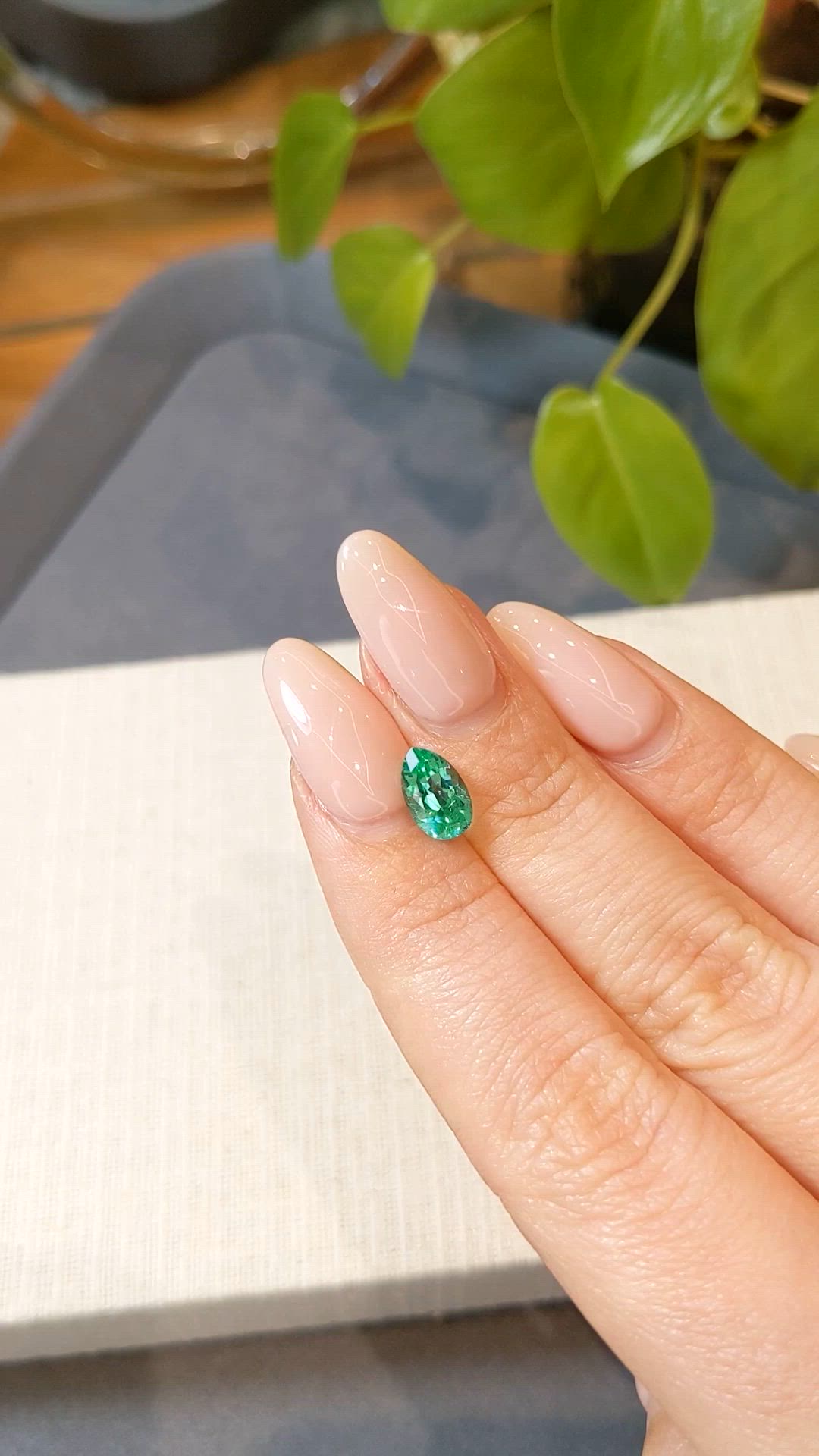 1.12 Ct. Emerald from Russia Size Video