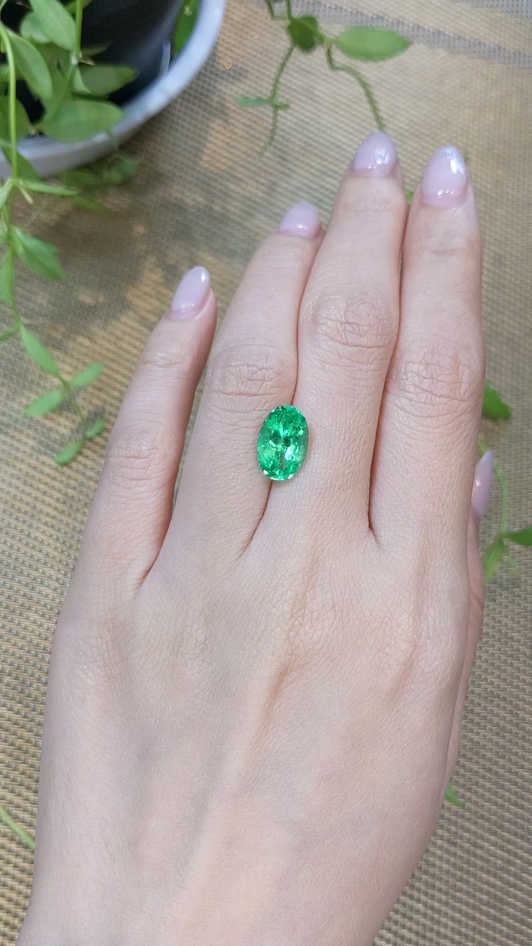 3.25 Ct. Emerald from Russia Size Video