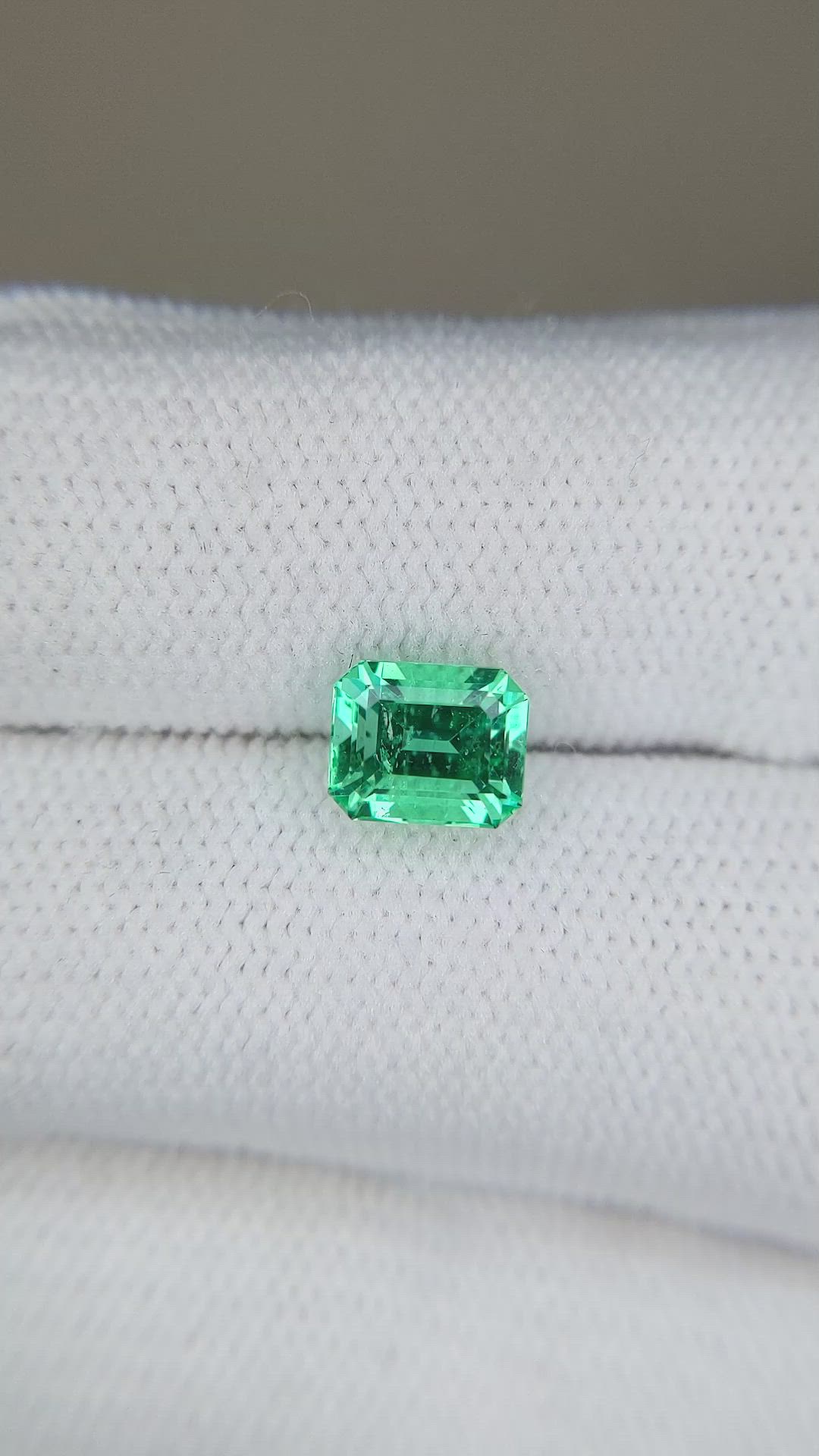 1.48 Ct. Emerald from Russia Size Video