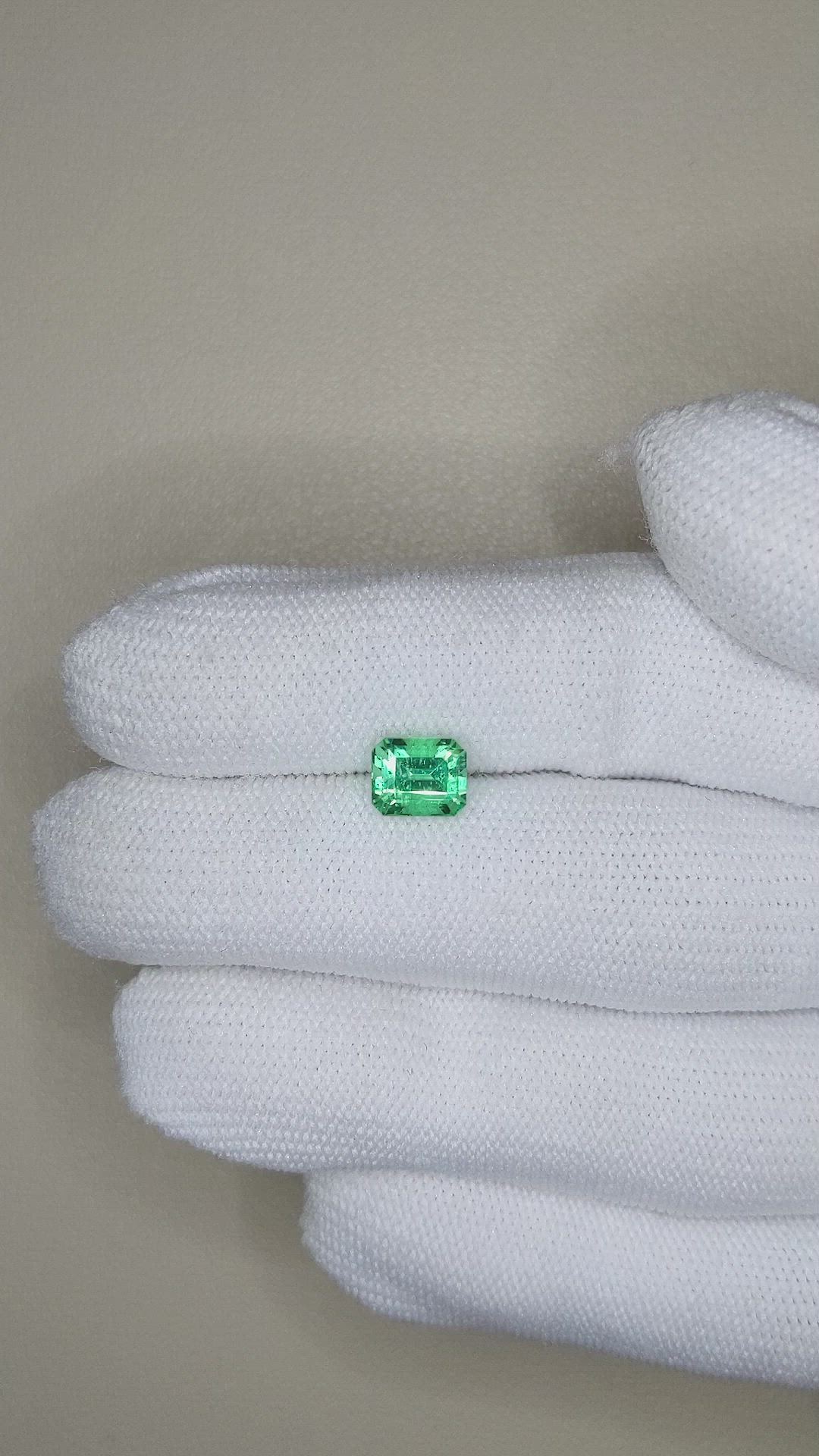 1.48 Ct. Emerald from Russia Size Video