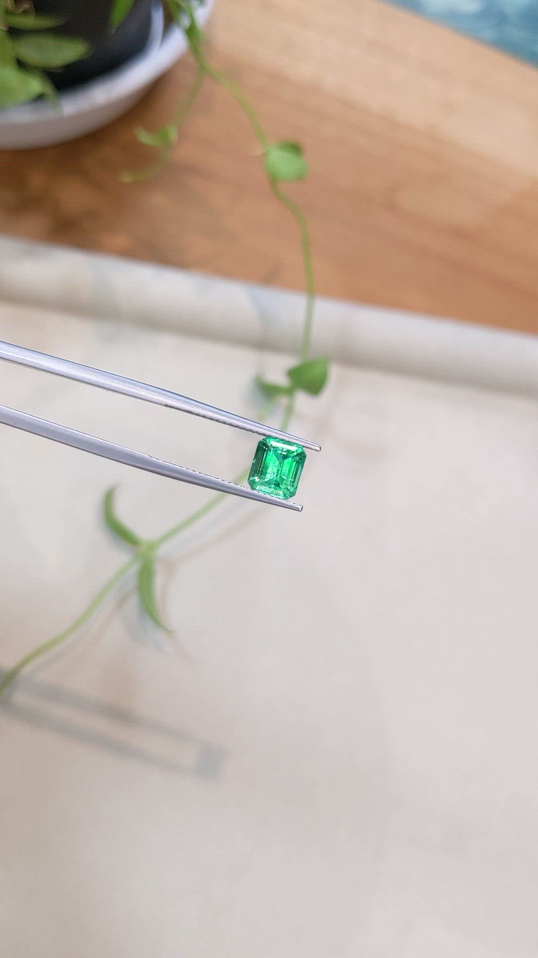 1.63 Ct. Emerald from Russia Size Video