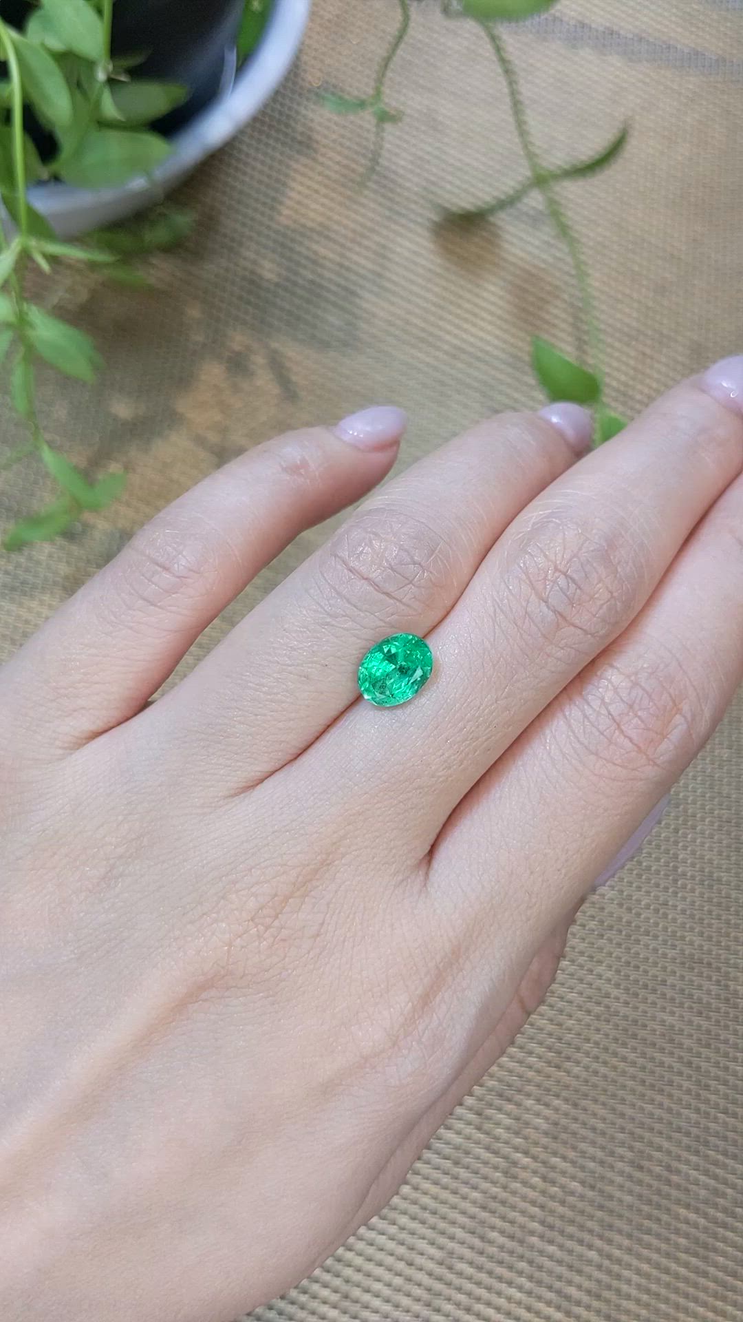 1.87 Ct. Emerald from Russia Size Video