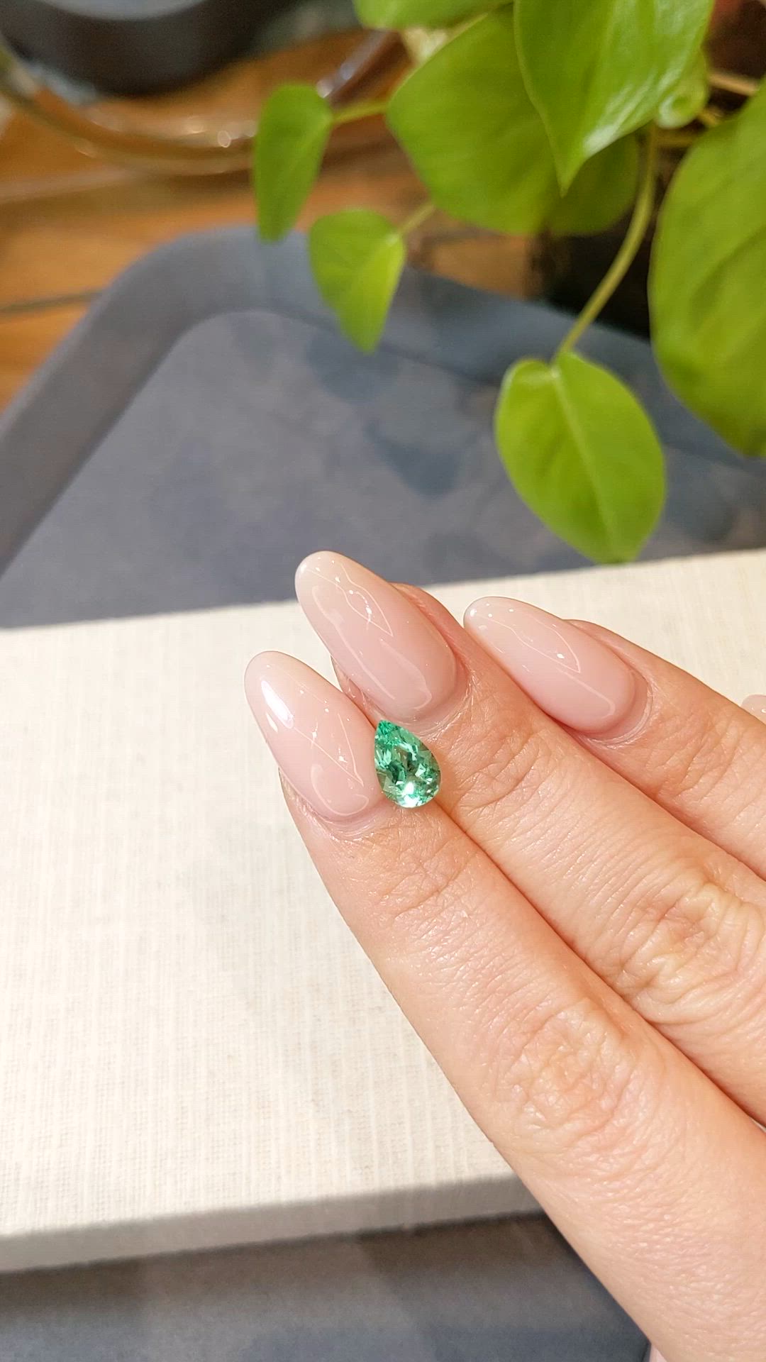 1.27 Ct. Emerald from Russia Size Video