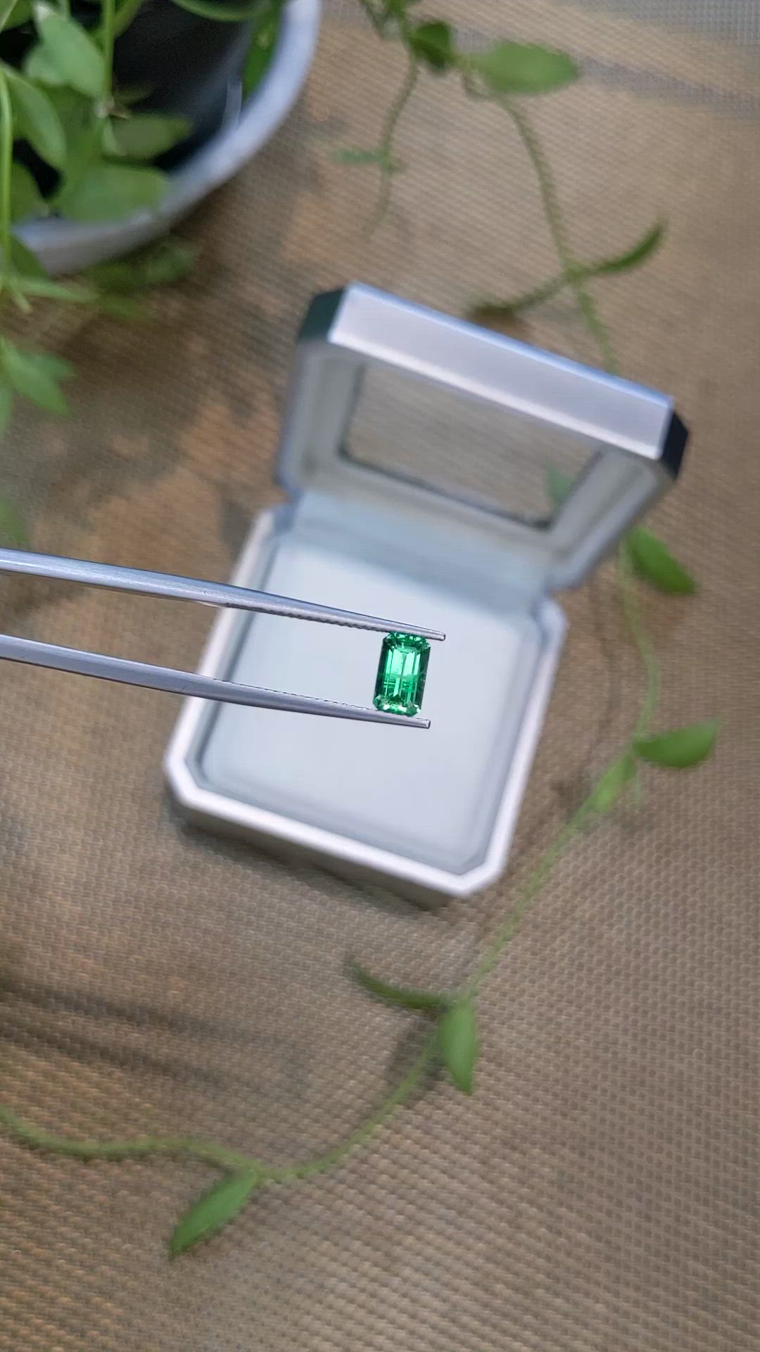 1.04 Ct. Emerald from Russia Size Video