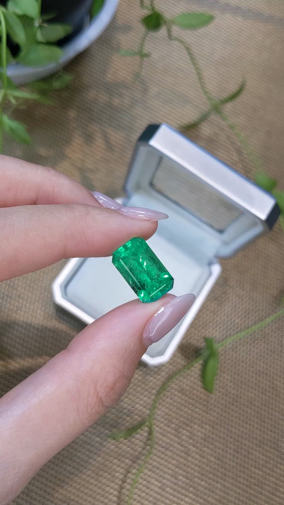 8.82 Ct. Emerald from Russia Size Video