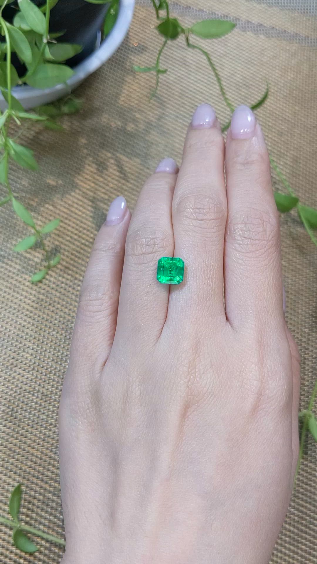 2.92 Ct. Emerald from Russia Size Video