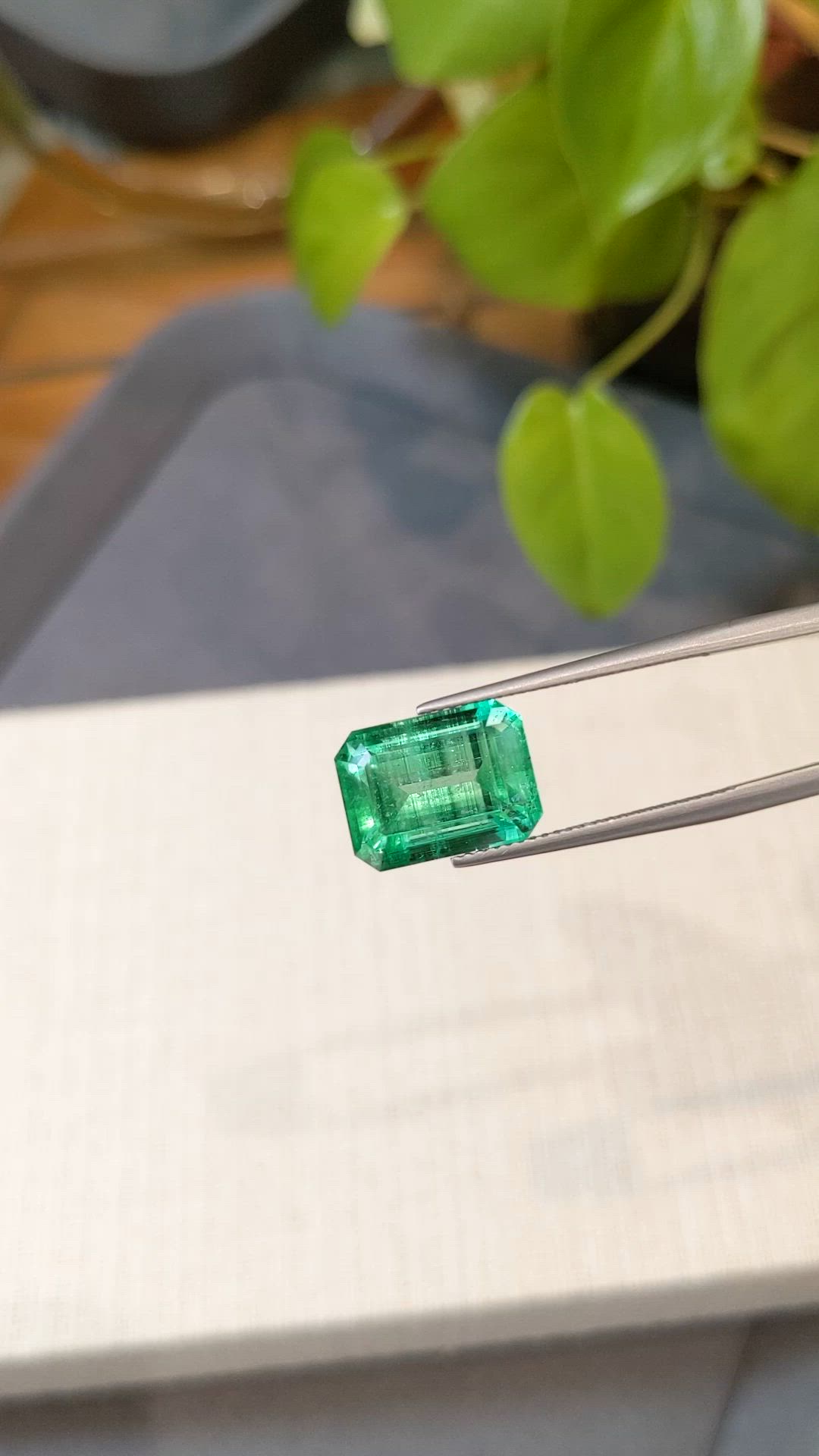 8.68 Ct. Emerald from Russia Size Video