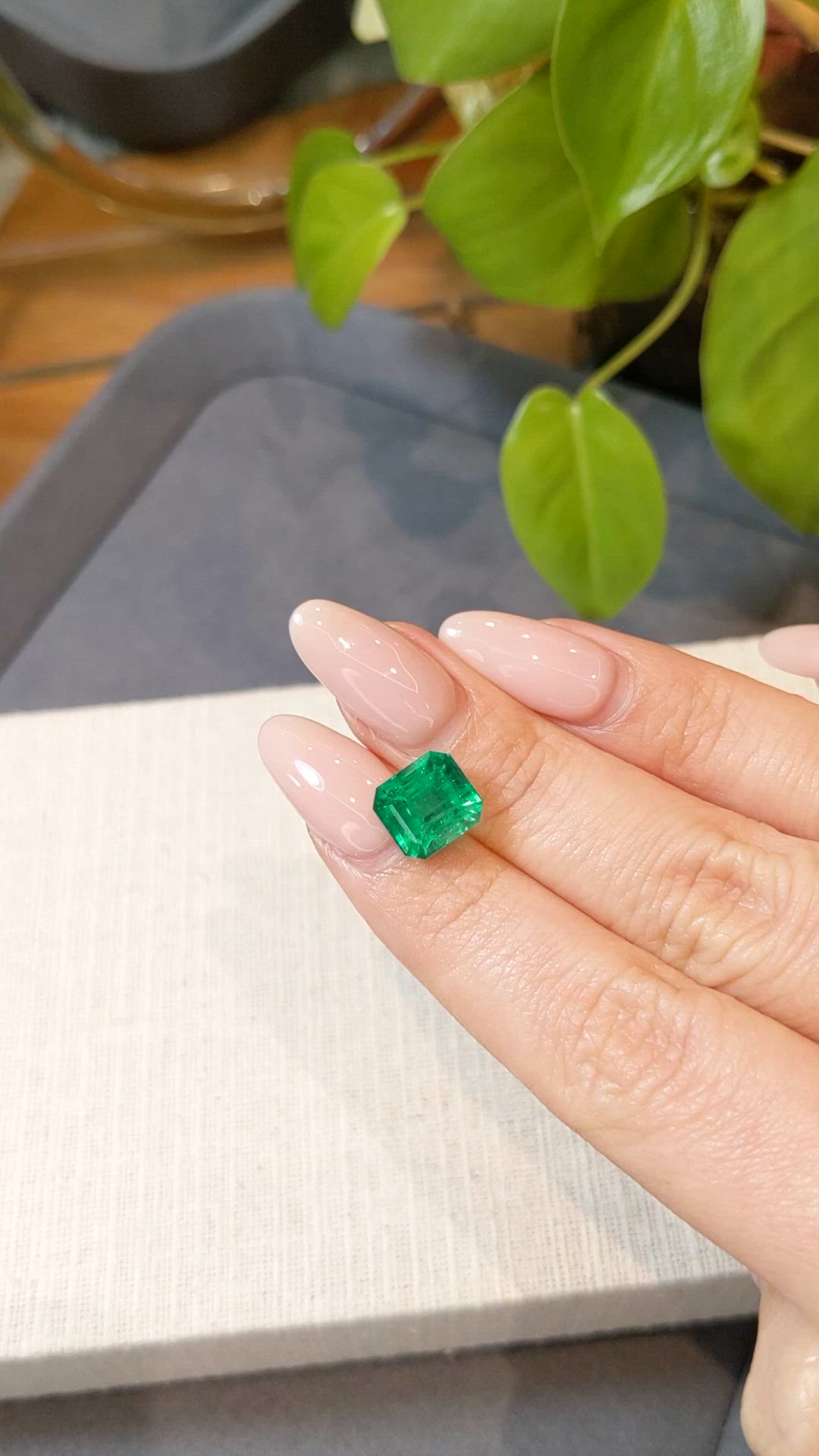 4.17 Ct. Emerald from Russia Size Video