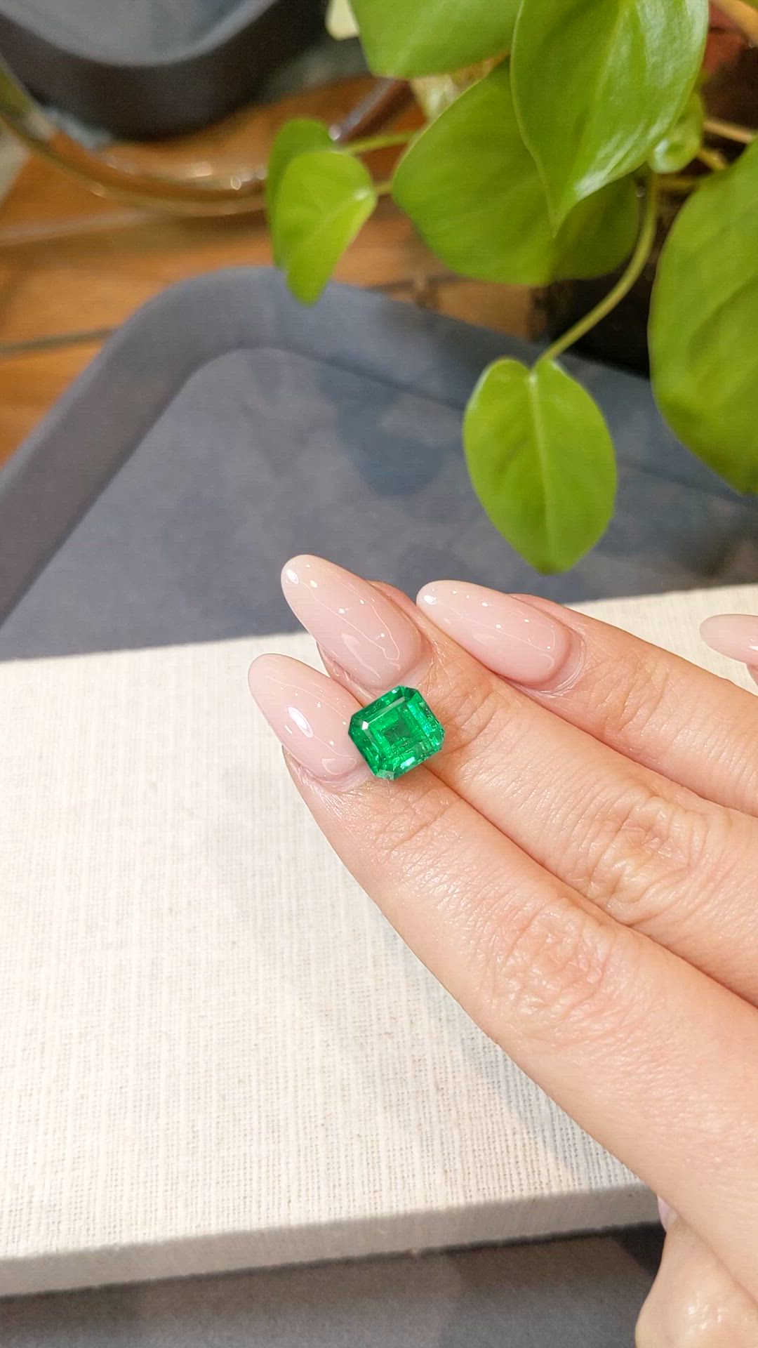 4.17 Ct. Emerald from Russia Size Video
