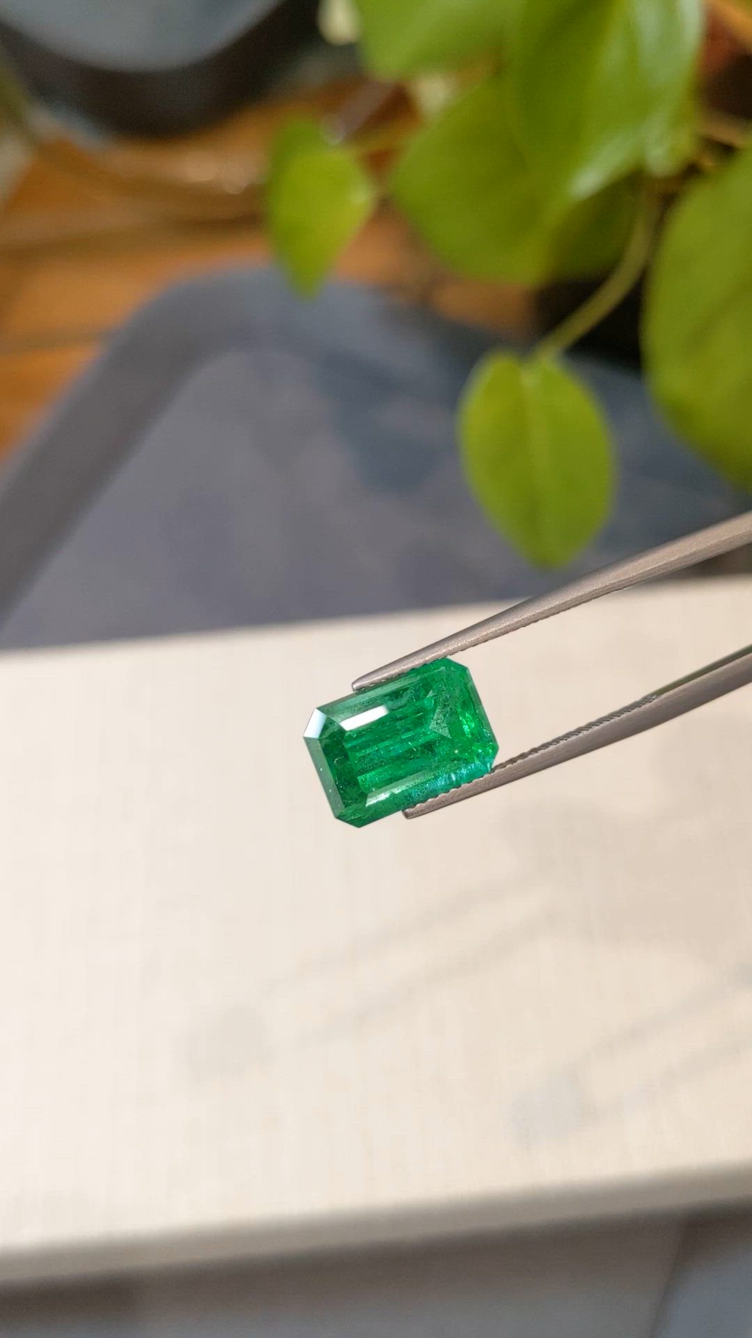 5.21 Ct. Emerald from Russia Size Video