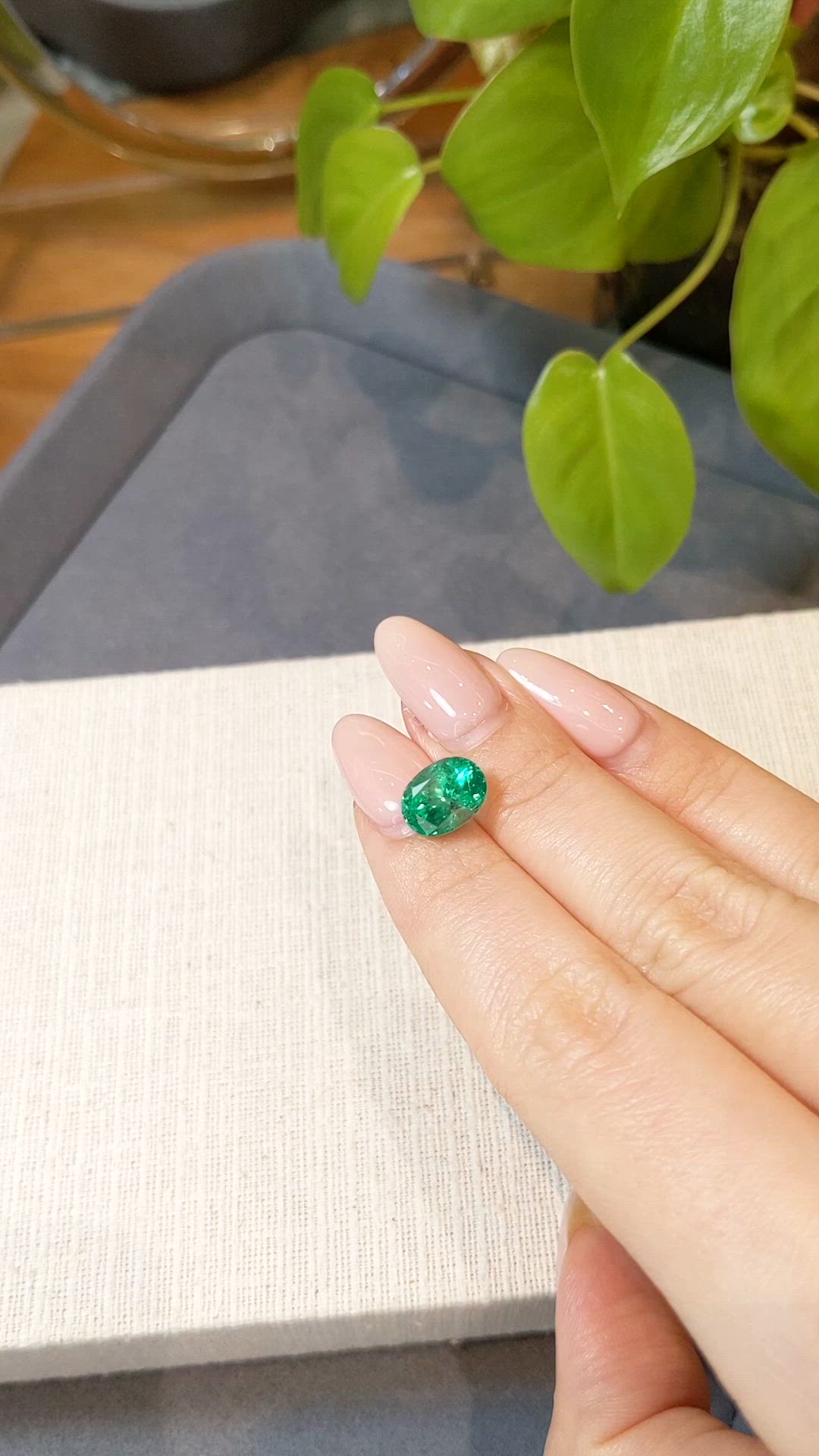 2.84 Ct. Emerald from Russia Size Video