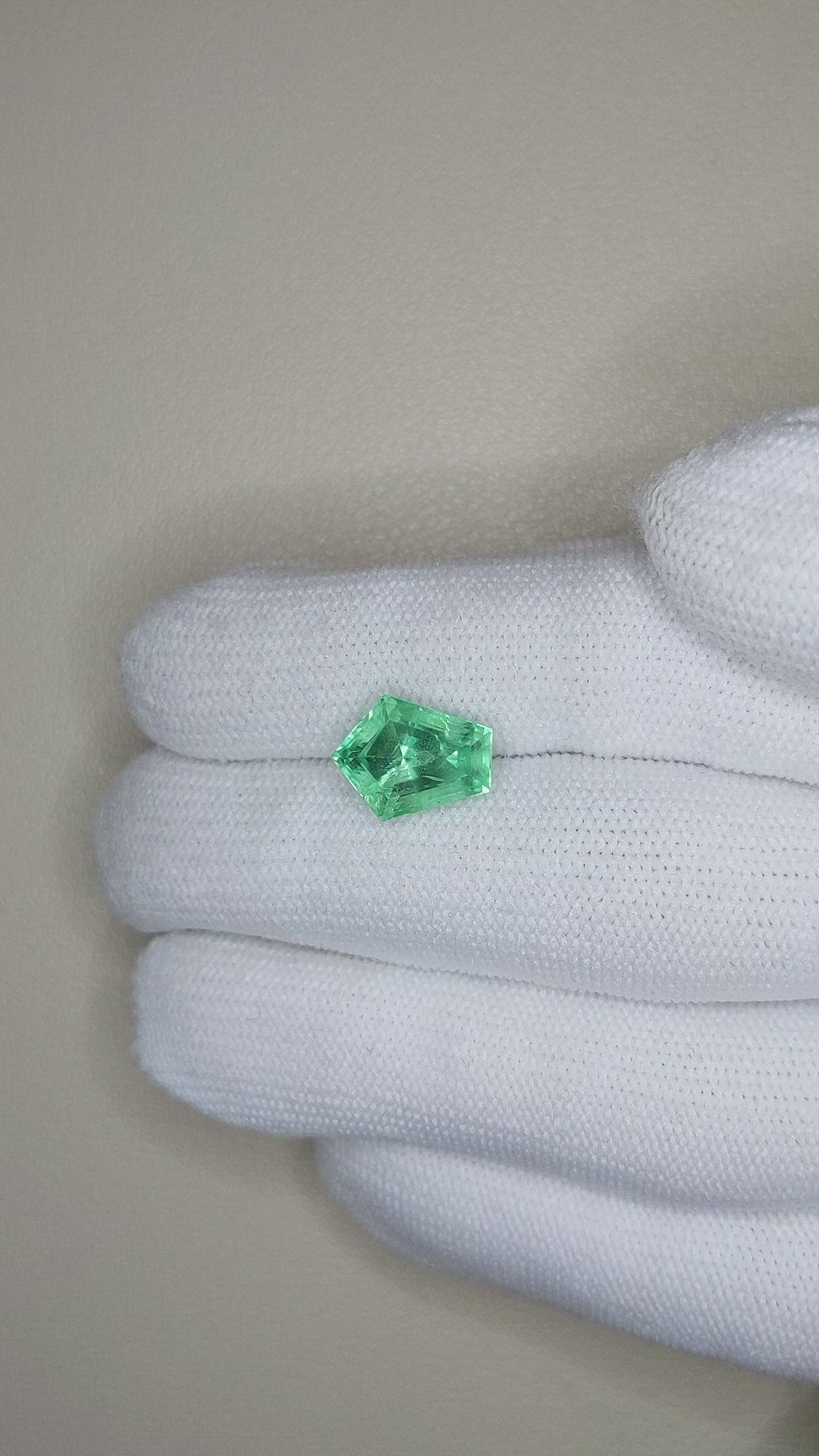 3.48 Ct. Emerald from Russia Size Video