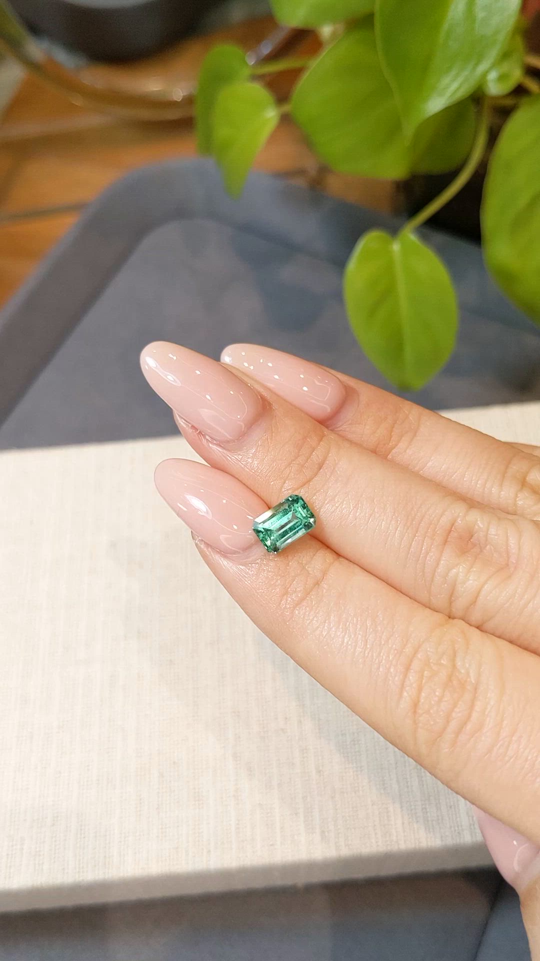1.35 Ct. Emerald from Russia Size Video