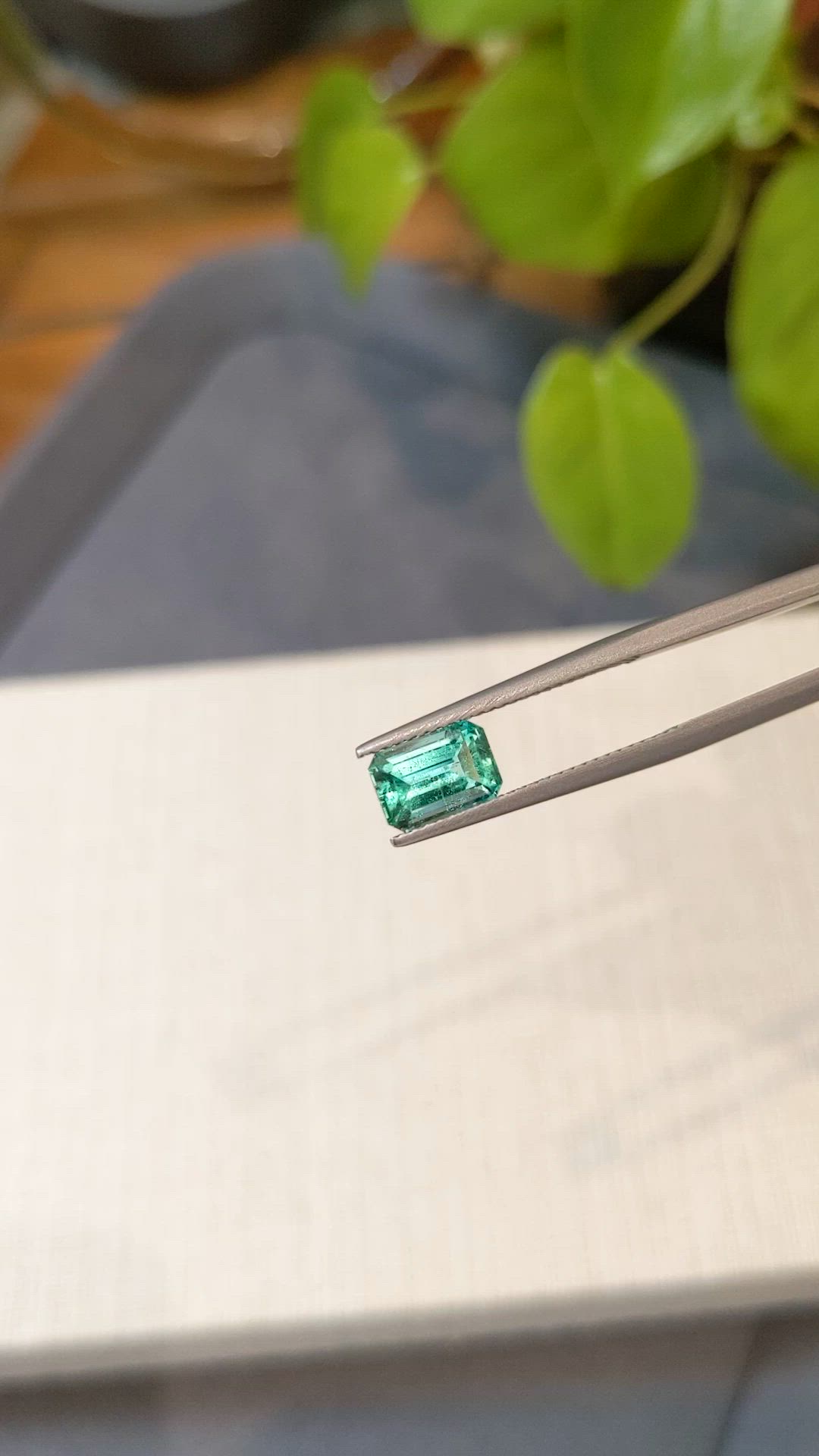 1.35 Ct. Emerald from Russia Size Video