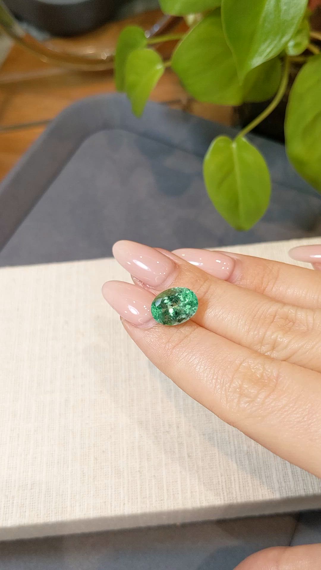 4.28 Ct. Emerald from Russia Size Video