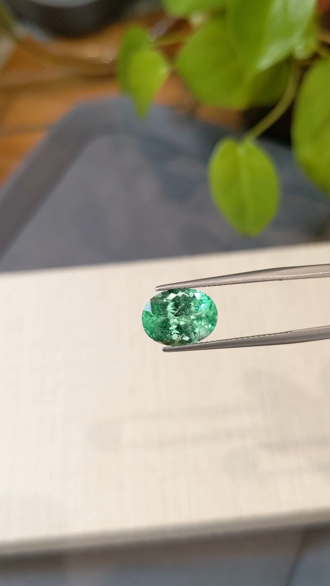 4.28 Ct. Emerald from Russia Size Video
