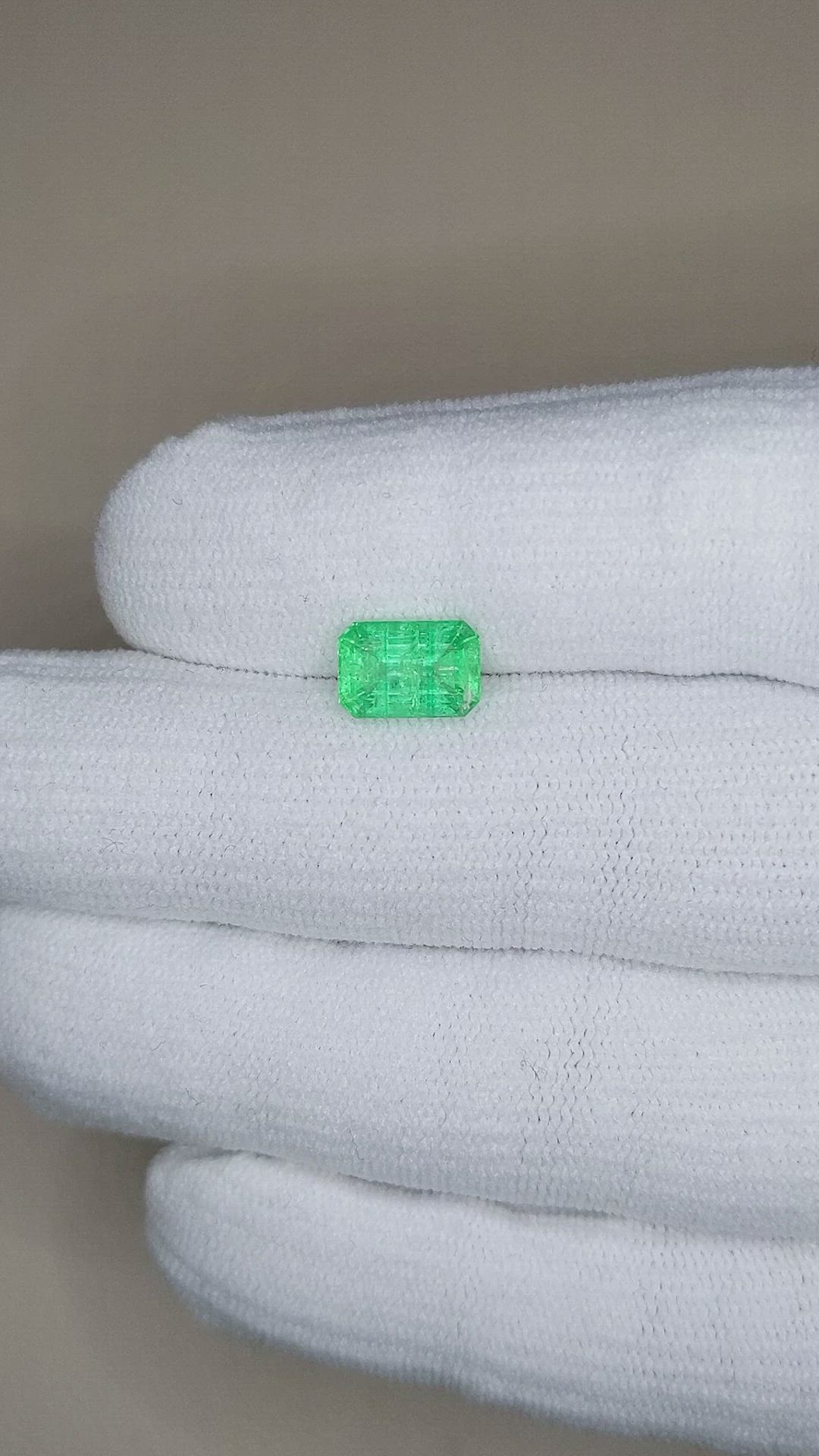 1.90 Ct. Emerald from Zambia Size Video