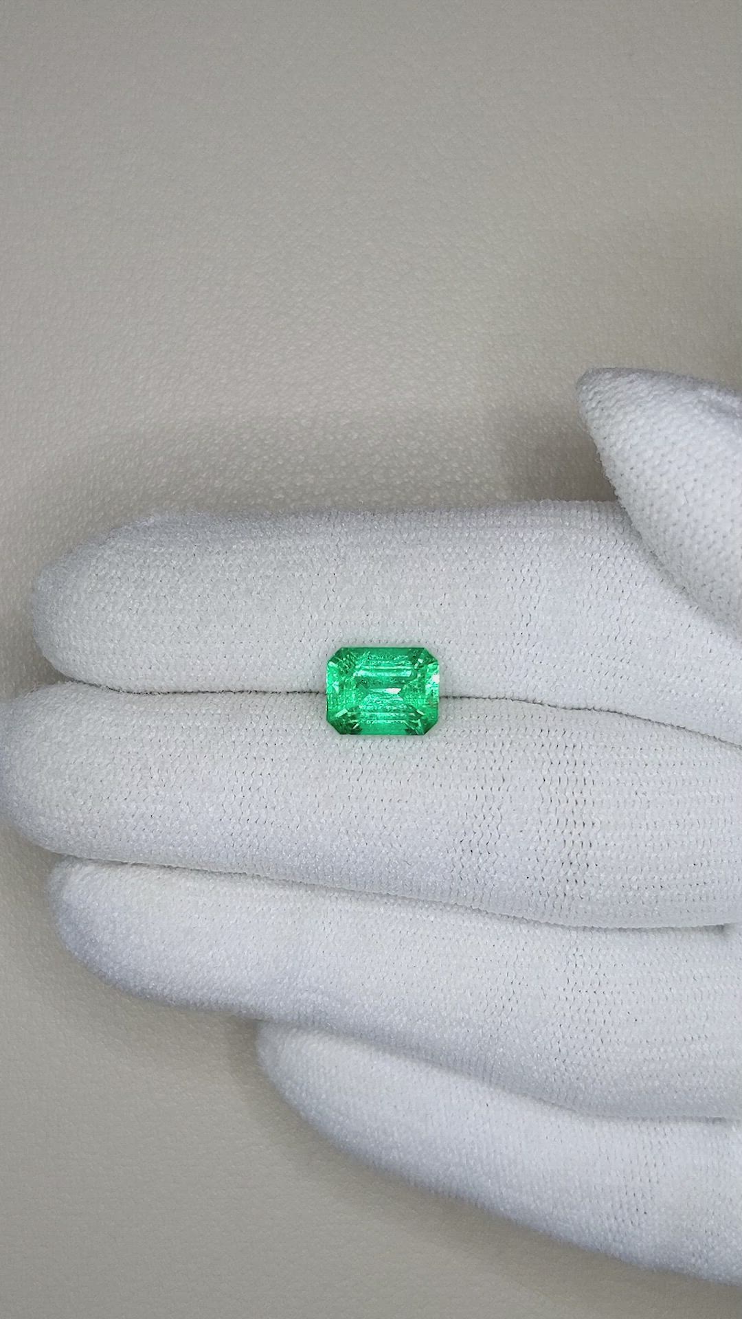 2.17 Ct. Emerald from Zambia Size Video