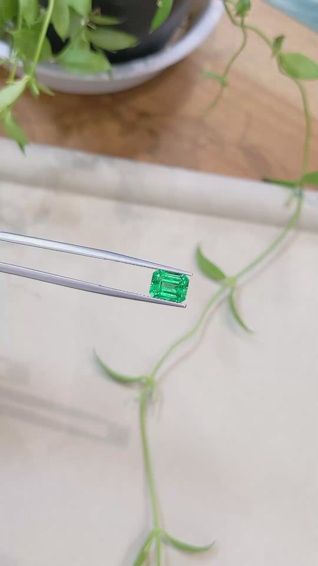 2.17 Ct. Emerald from Zambia Size Video