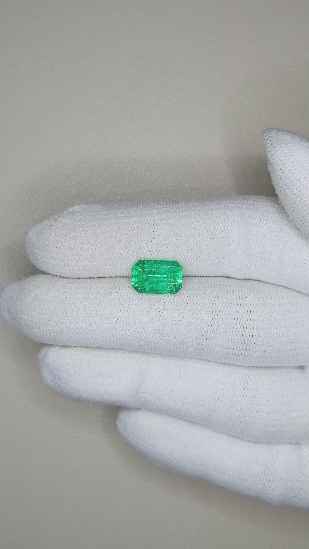 2.25 Ct. Emerald from Zambia Size Video