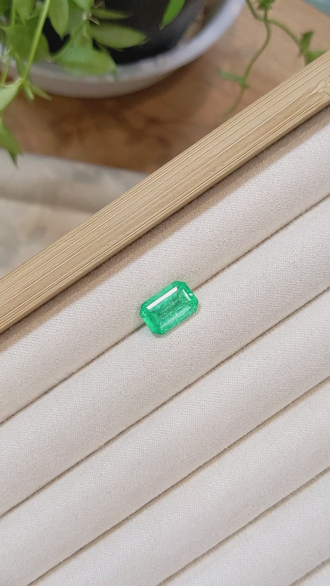 3.60 Ct. Emerald from Zambia Size Video