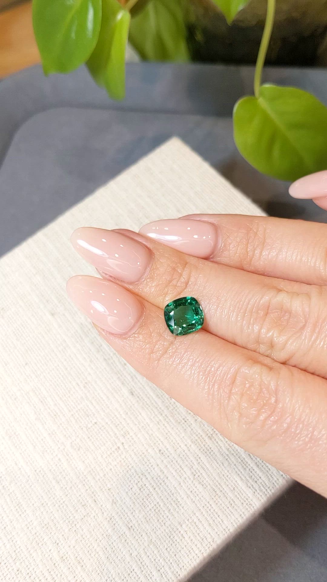 1.91 Ct. Emerald from Zambia Size Video