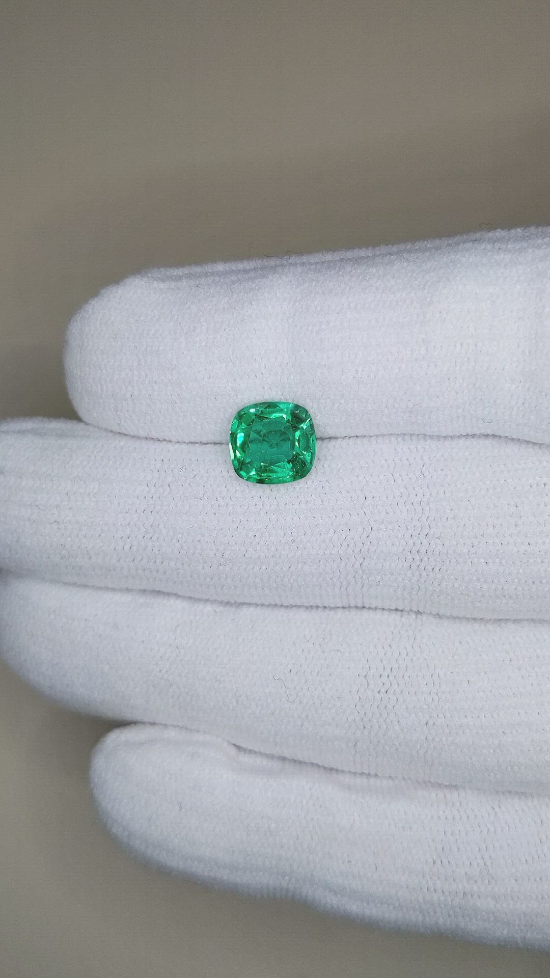 1.91 Ct. Emerald from Zambia Size Video