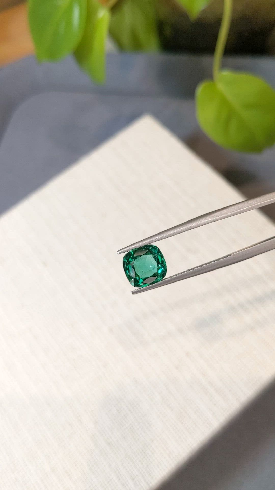 1.91 Ct. Emerald from Zambia Size Video