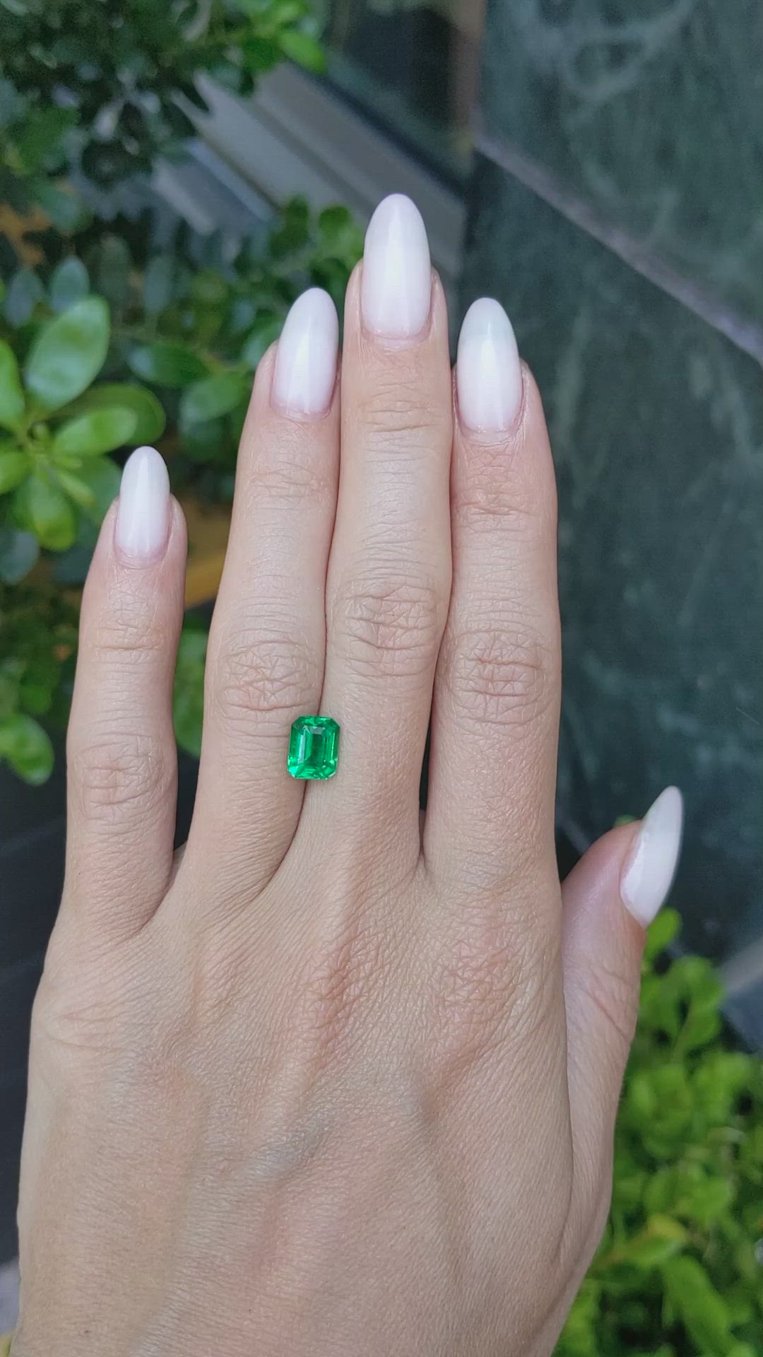 1.77 Ct. Emerald from Zambia Size Video