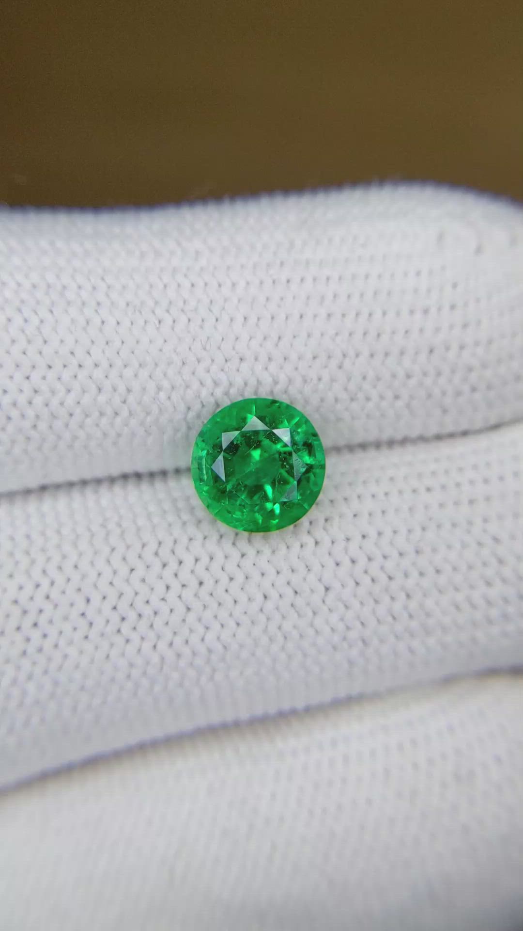 1.97 Ct. Emerald from Zambia Size Video