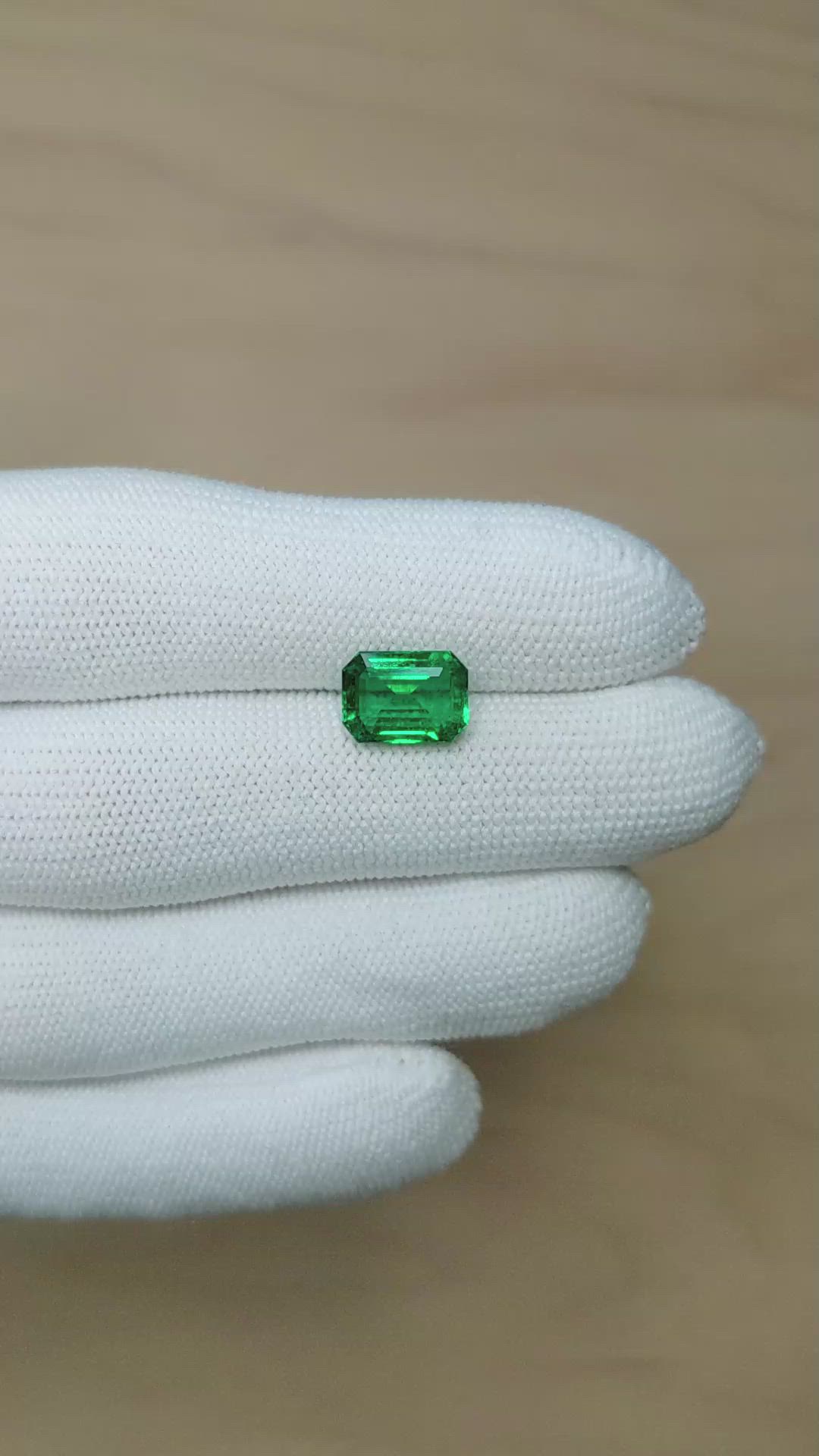 2.99 Ct. Emerald from Zambia Size Video