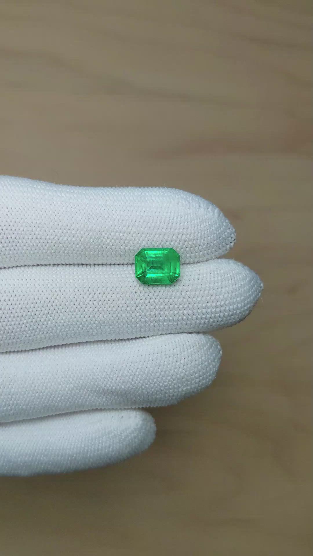 2.47 Ct. Emerald from Zambia Size Video