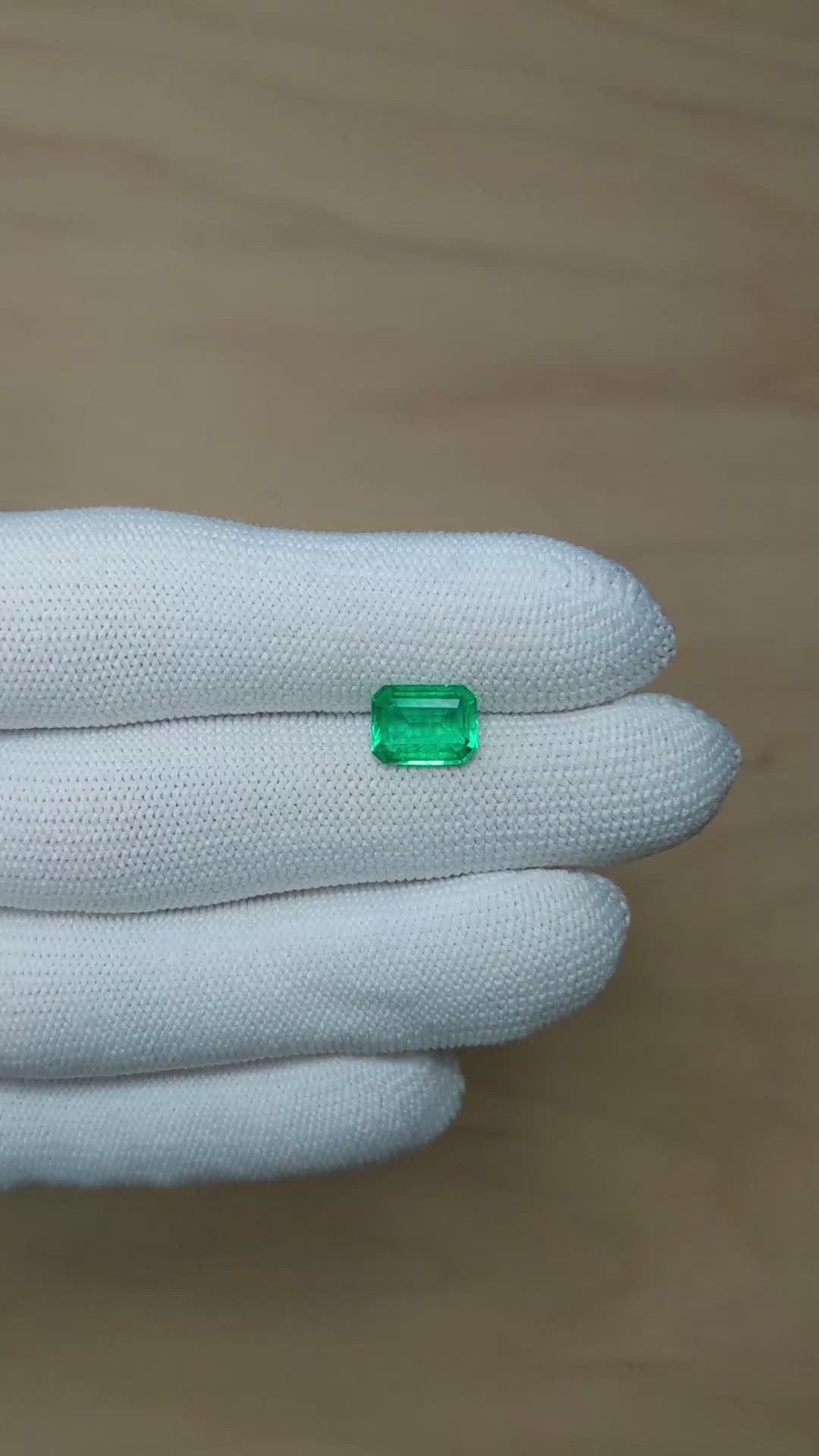1.97 Ct. Emerald from Zambia Size Video