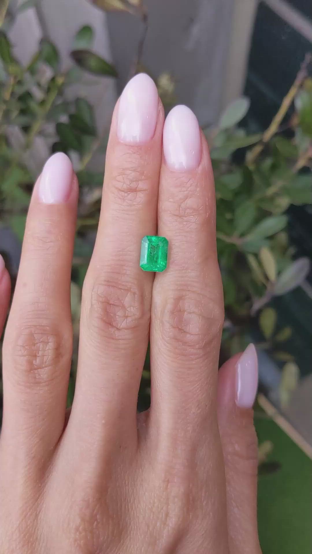 2.23 Ct. Emerald from Zambia Size Video